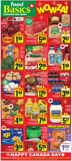 Un aperçu du dépliant Food Basics weekly flyer - Kanata du magasin Food Basics est valide à partir 2 juill. 2026