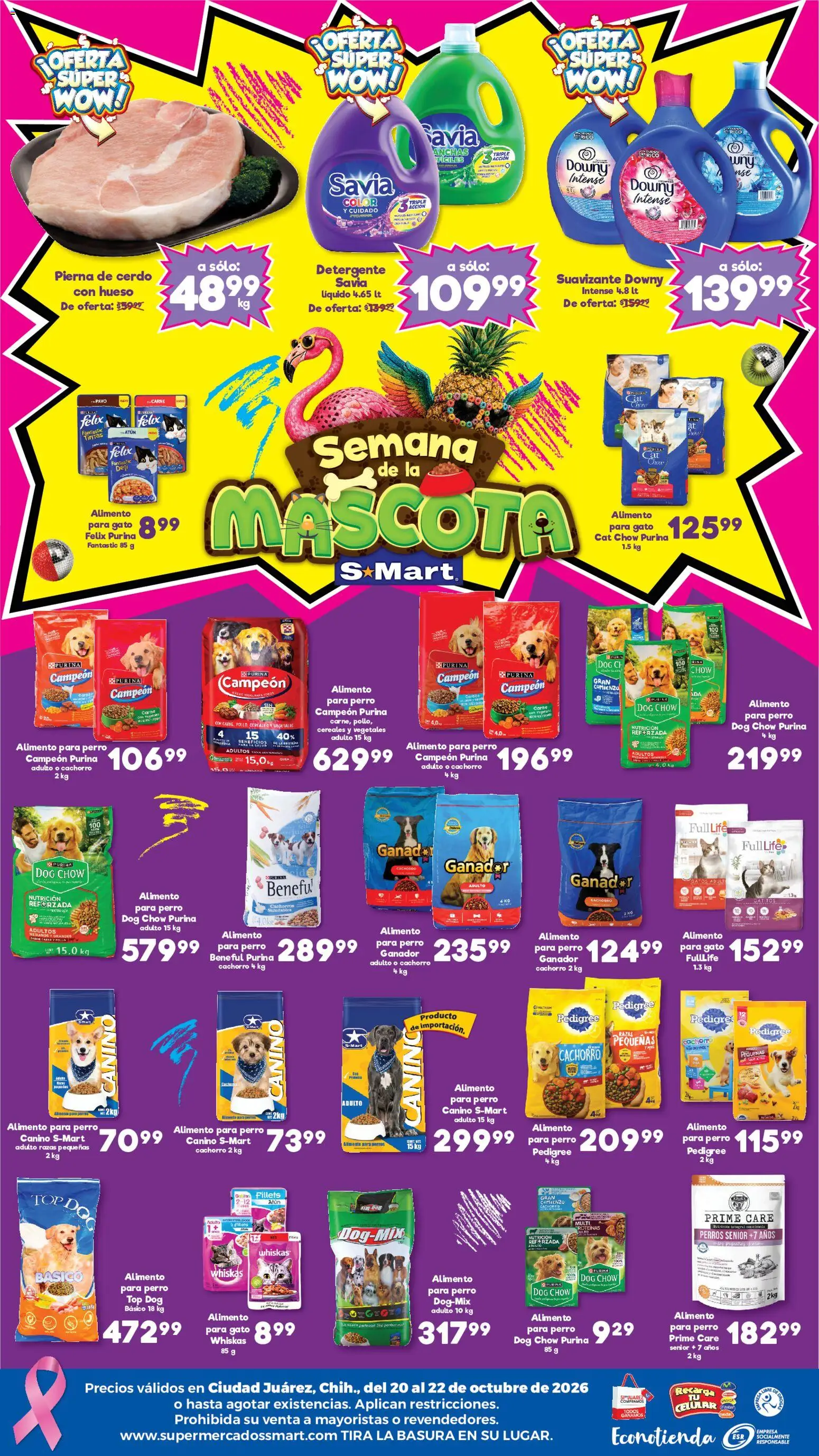 Vista previa las ofertas de la tienda S-Mart - S-Mart folleto Juárez desde el 20/10/2026 