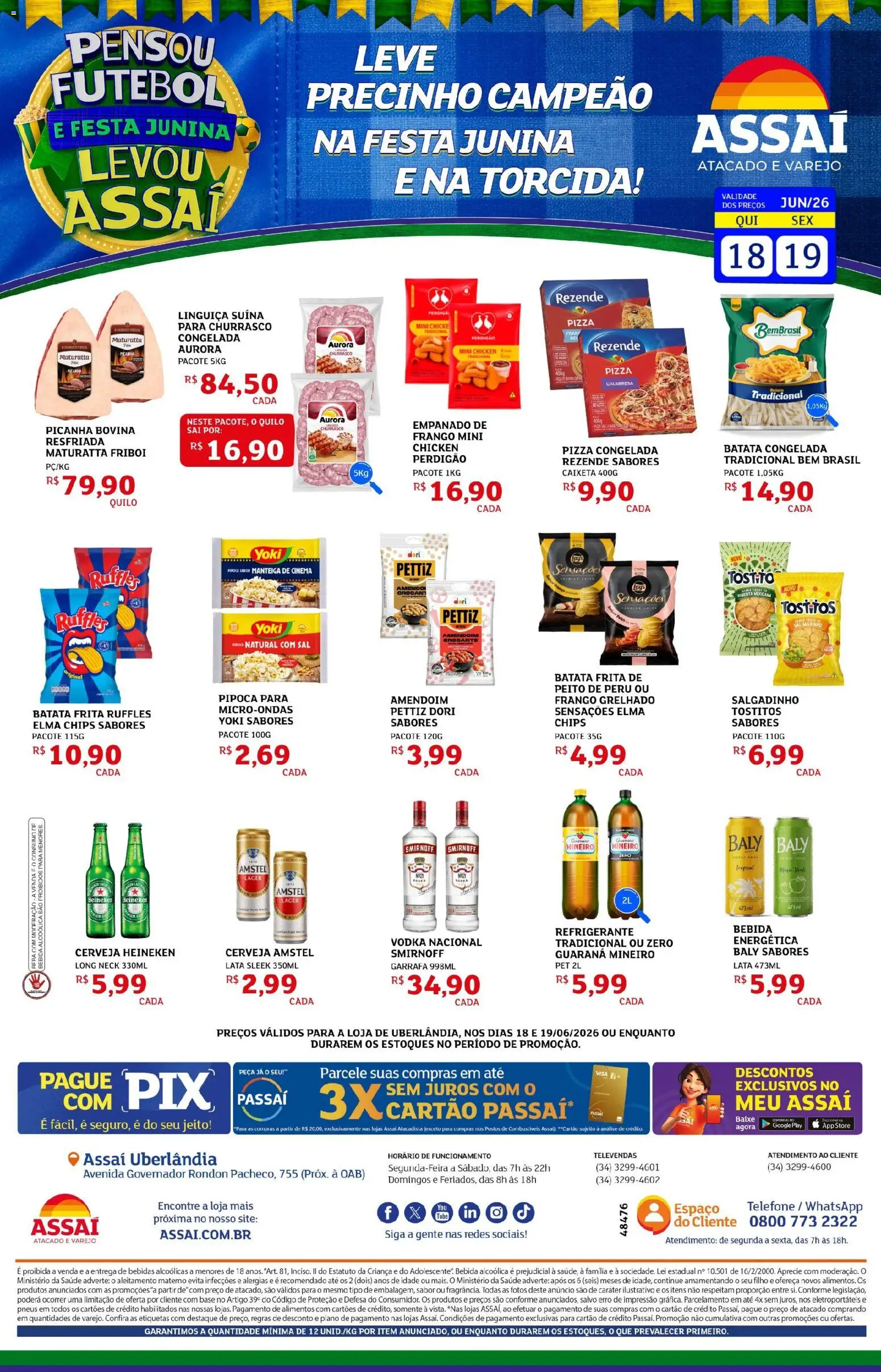 Pré-Visualização do folheto "Assaí Atacadista ofertas - MG" da loja Assaí Atacadista válido a partir de 18/06/2026