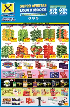 Pré-Visualização do folheto "X Supermercados ofertas Mooca" da loja X Supermercados válido a partir de 05/08/2026