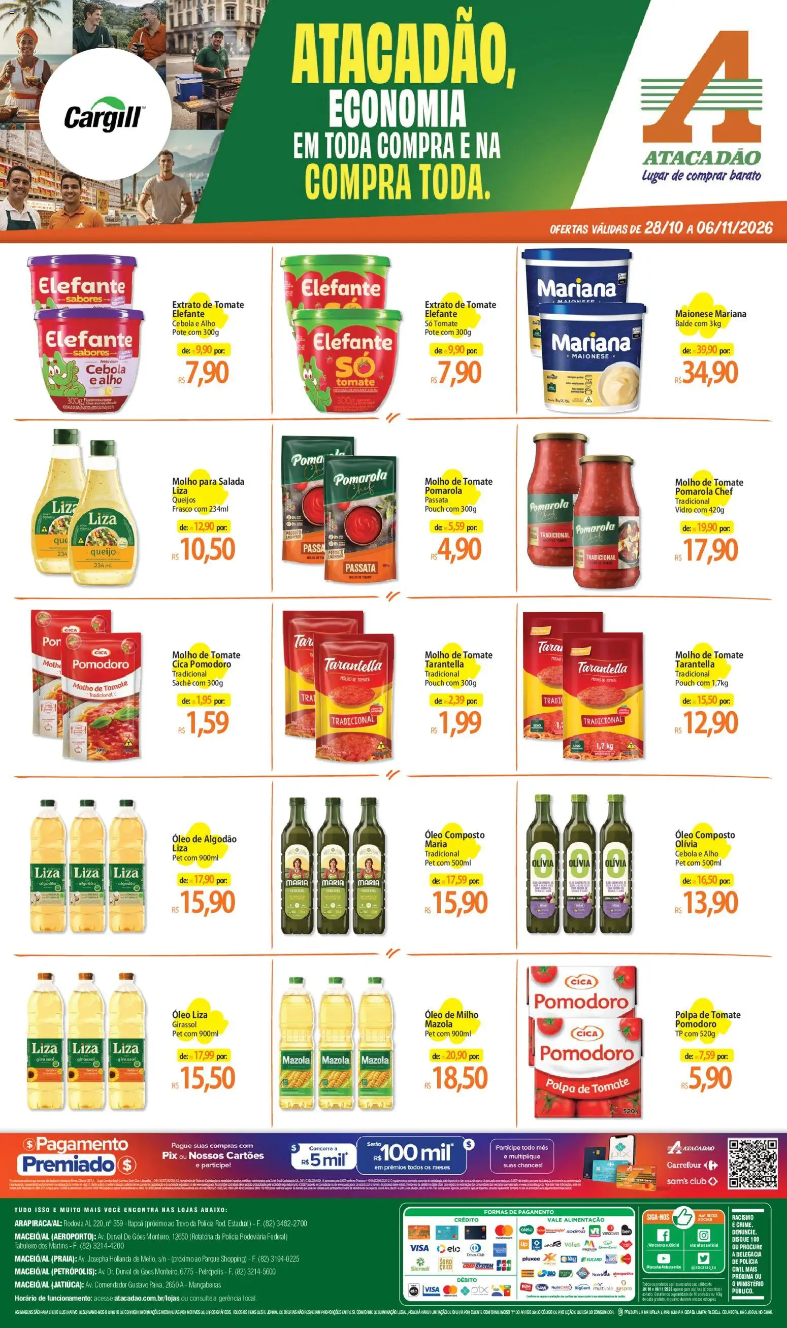 Pré-Visualização do folheto "Atacadão ofertas - AL" da loja Atacadão válido a partir de 28/10/2026