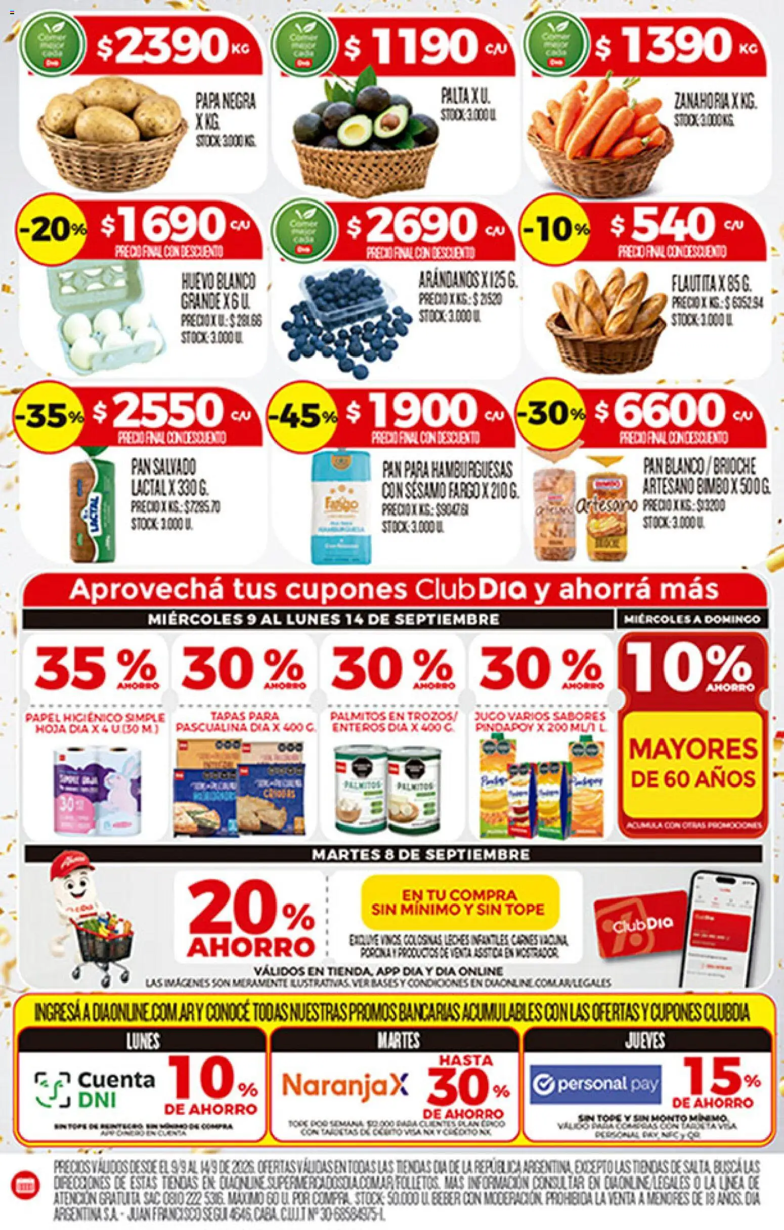 Vista previa del folleto de la tienda Dia válido desde el 09/09/2026 