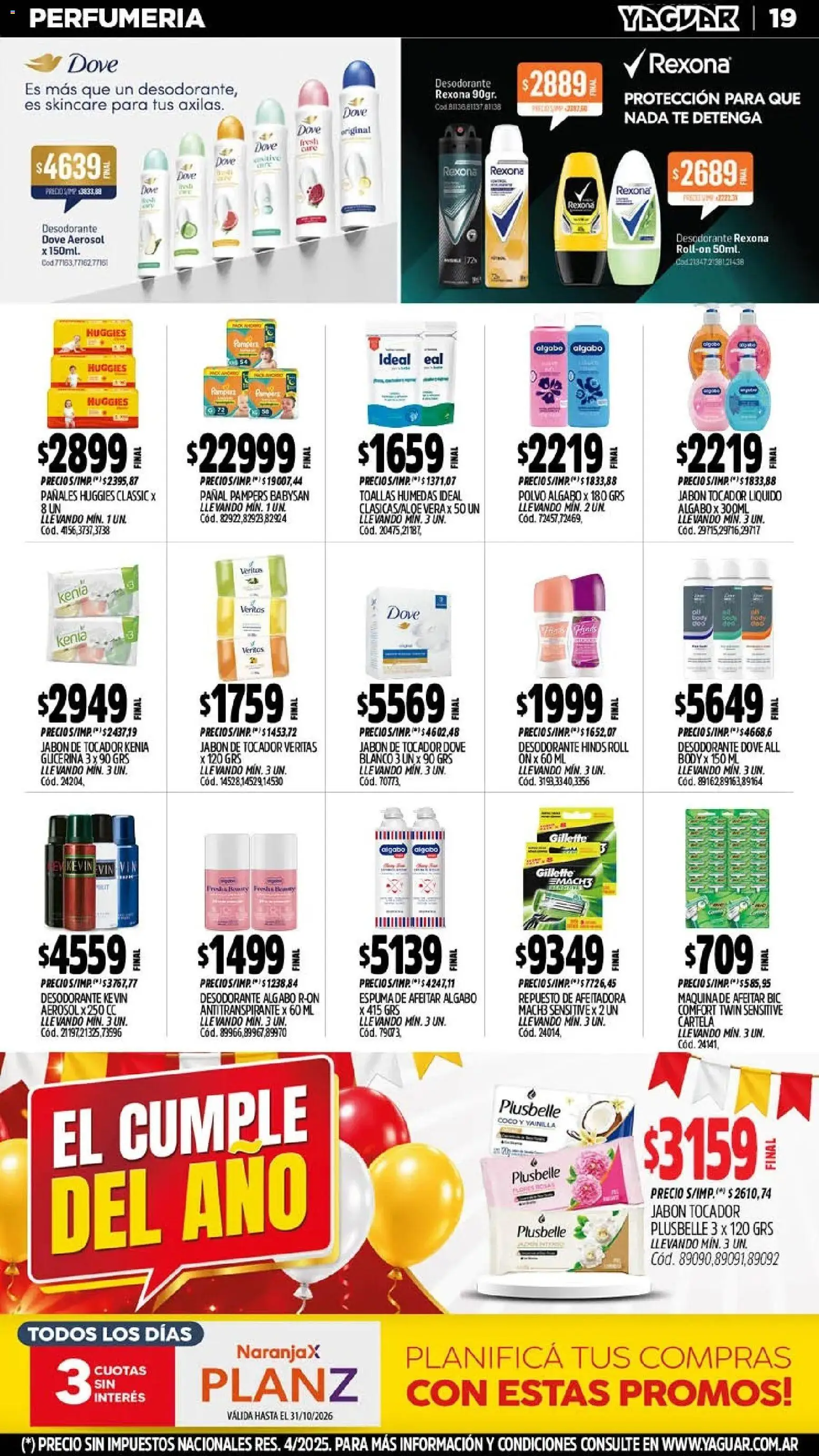 Vista previa del folleto de la tienda Yaguar válido desde el 19/10/2026 
