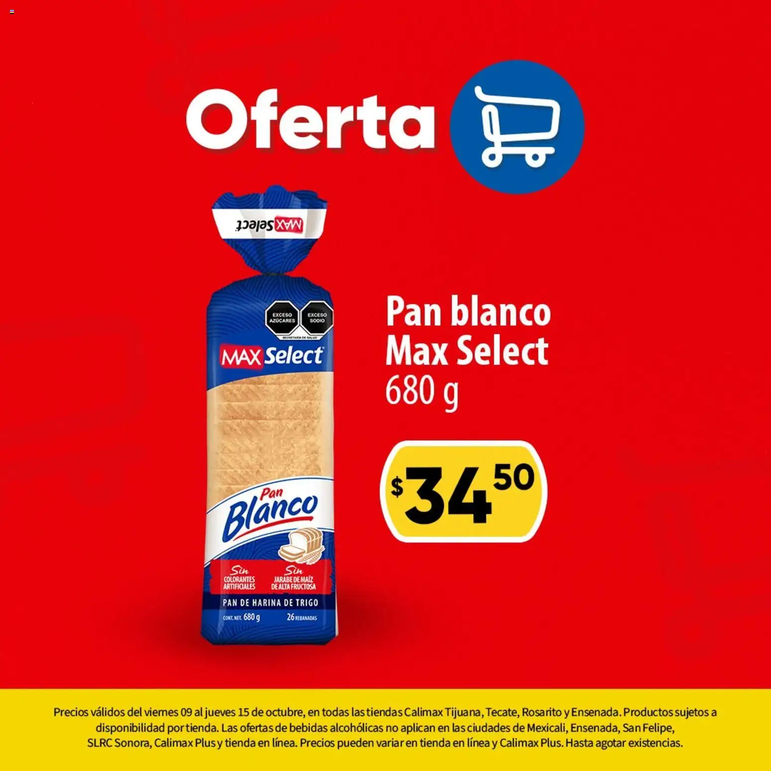 Vista previa las ofertas de la tienda Calimax - Calimax folleto Oferta desde el 09/10/2026 