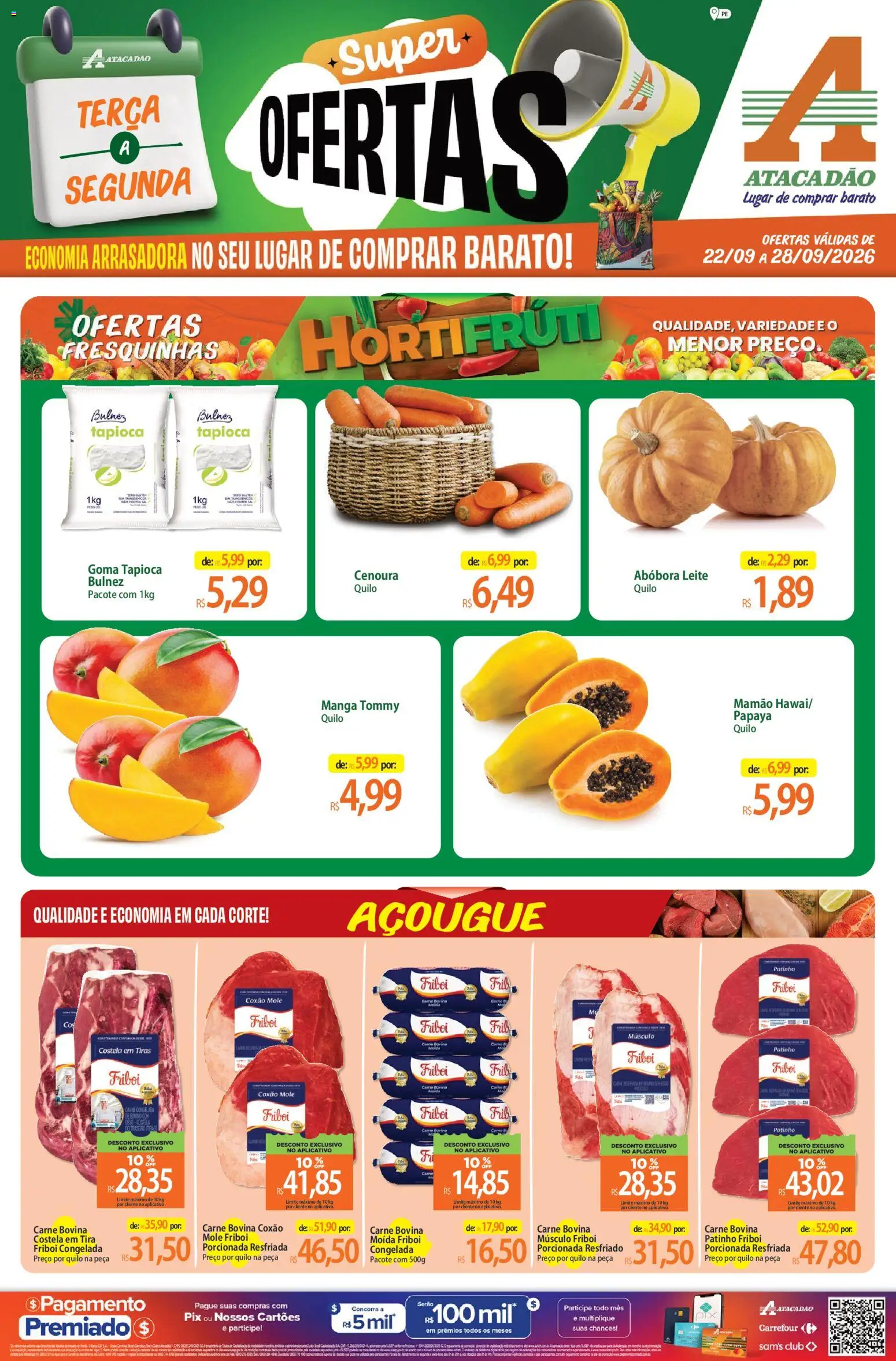 Pré-Visualização do folheto "Atacadão ofertas - PE" da loja Atacadão válido a partir de 22/09/2026