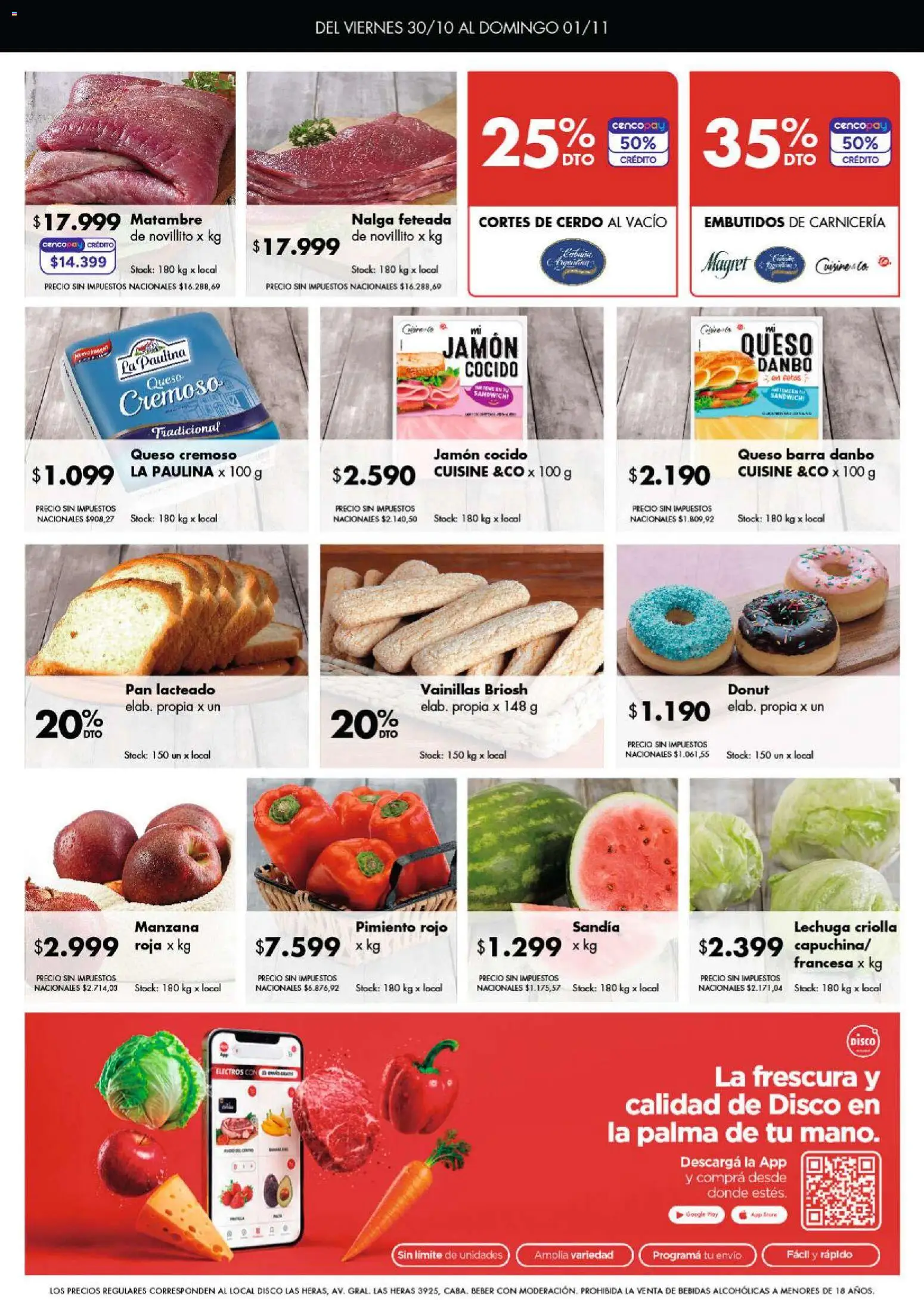 Vista previa del folleto de la tienda Disco válido desde el 30/10/2026 