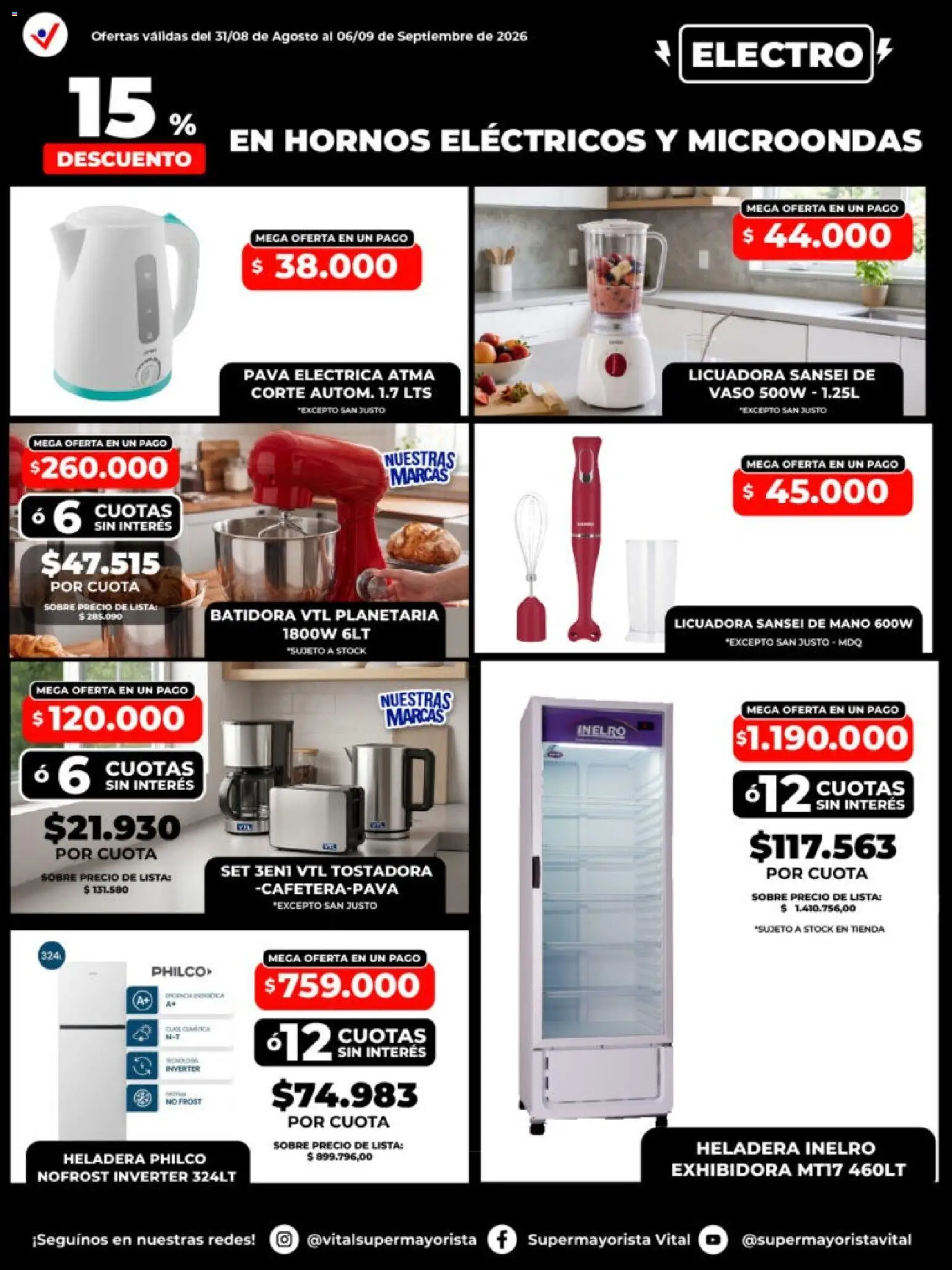 Vista previa del folleto de la tienda Vital válido desde el 31/08/2026 