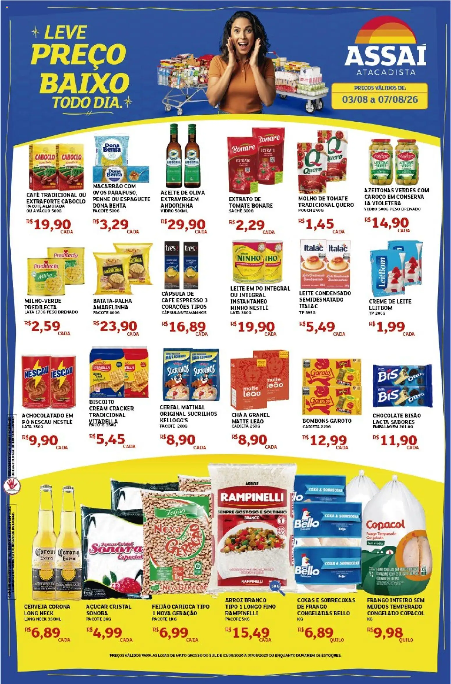 Pré-Visualização do folheto "Assaí Atacadista ofertas - MS" da loja Assaí Atacadista válido a partir de 03/08/2026