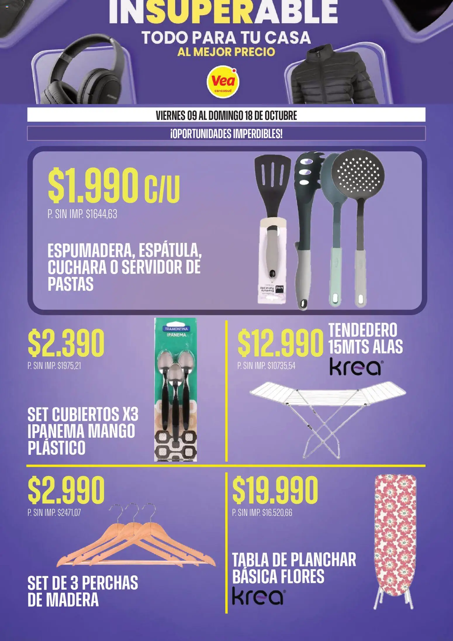 Vista previa del folleto de la tienda Vea válido desde el 09/10/2026 