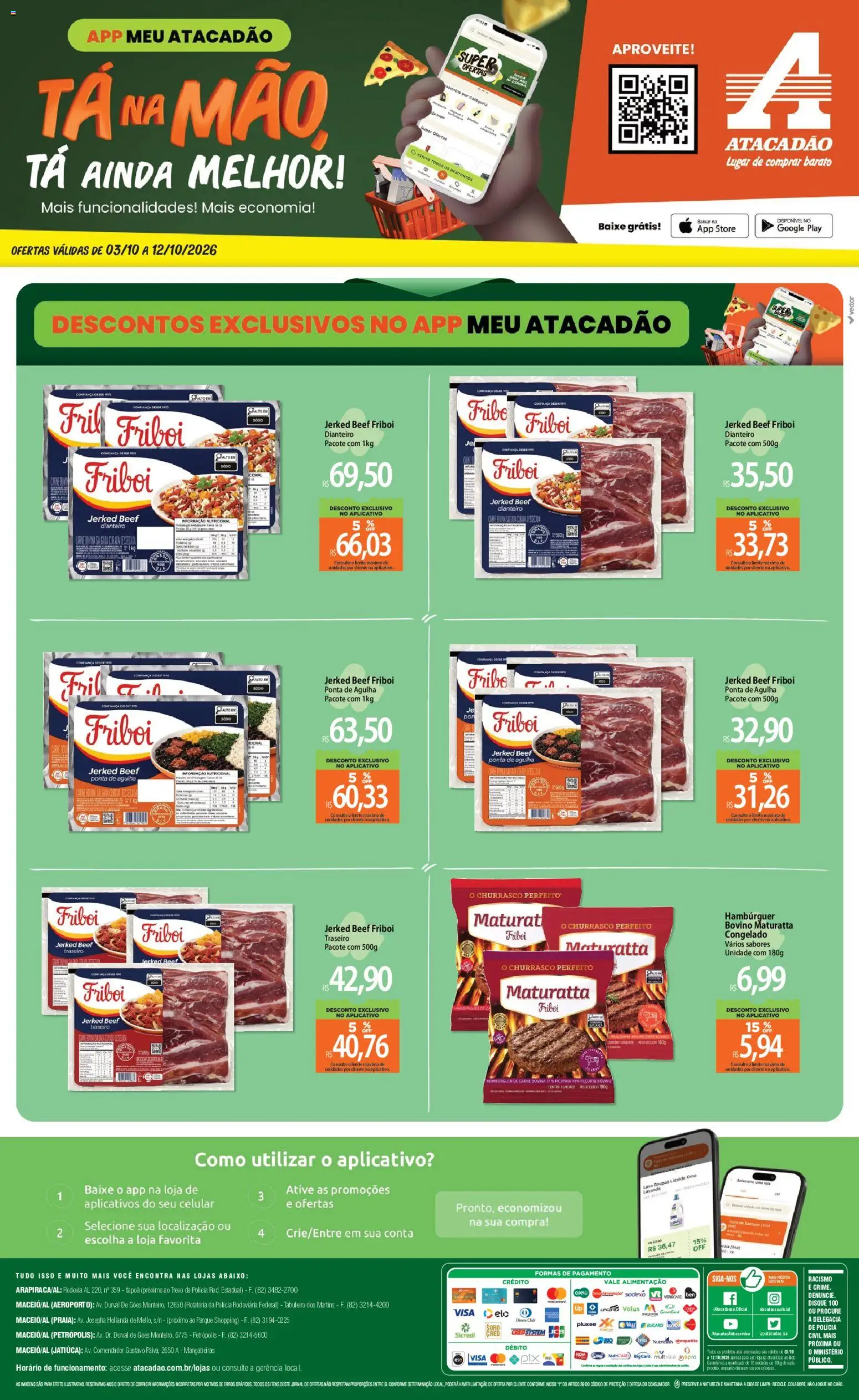 Pré-Visualização do folheto "Atacadão ofertas - AL" da loja Atacadão válido a partir de 03/10/2026