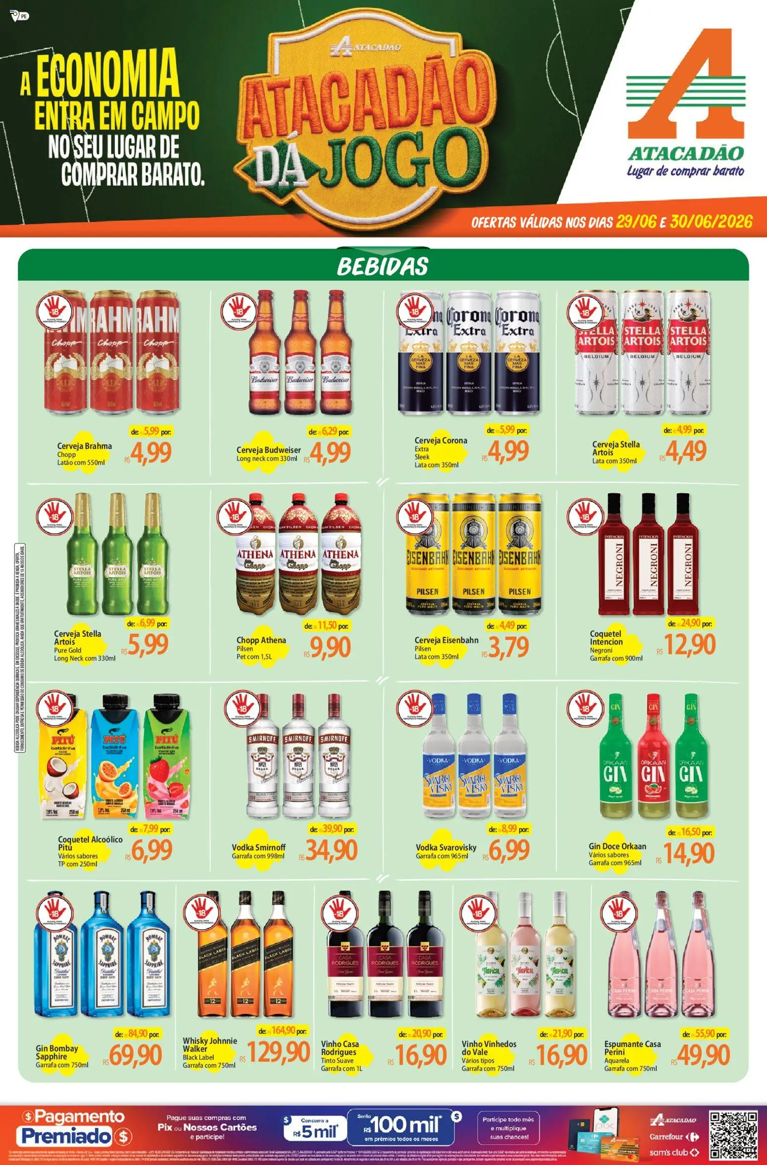 Pré-Visualização do folheto "Atacadão ofertas - PE" da loja Atacadão válido a partir de 29/06/2026