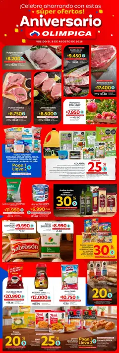  Vista previa del prospecto Olímpica catálogo súper ofertas del almacen Olímpica válida del 08/08/2026 al 08/08/2026