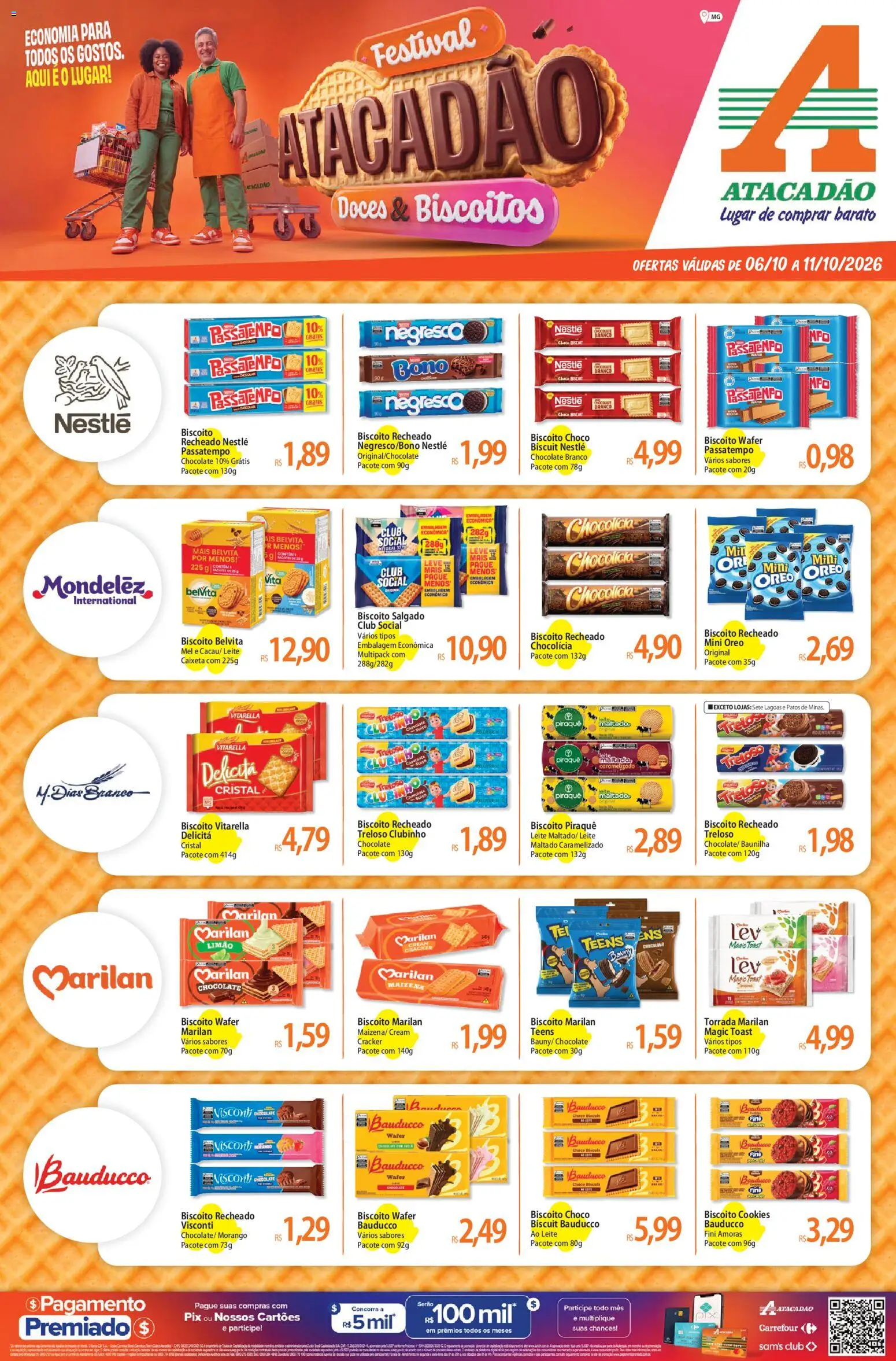 Pré-Visualização do folheto "Atacadão ofertas - MG" da loja Atacadão válido a partir de 06/10/2026