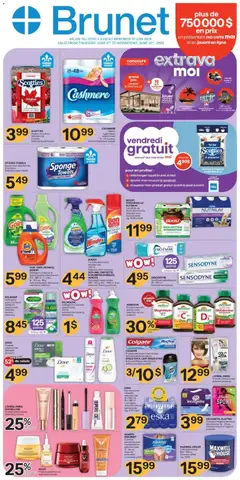 Un aperçu du dépliant Brunet weekly flyer / circulaire du magasin Brunet est valide à partir 4 juin 2026