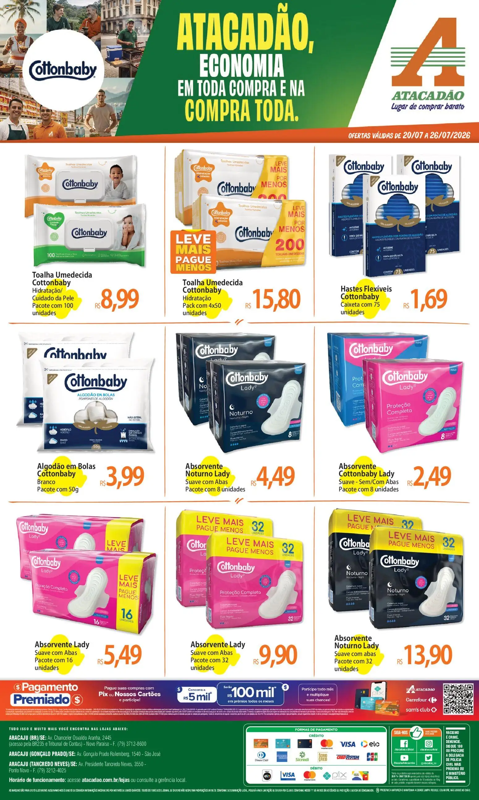 Pré-Visualização do folheto "Atacadão ofertas - SE" da loja Atacadão válido a partir de 20/07/2026