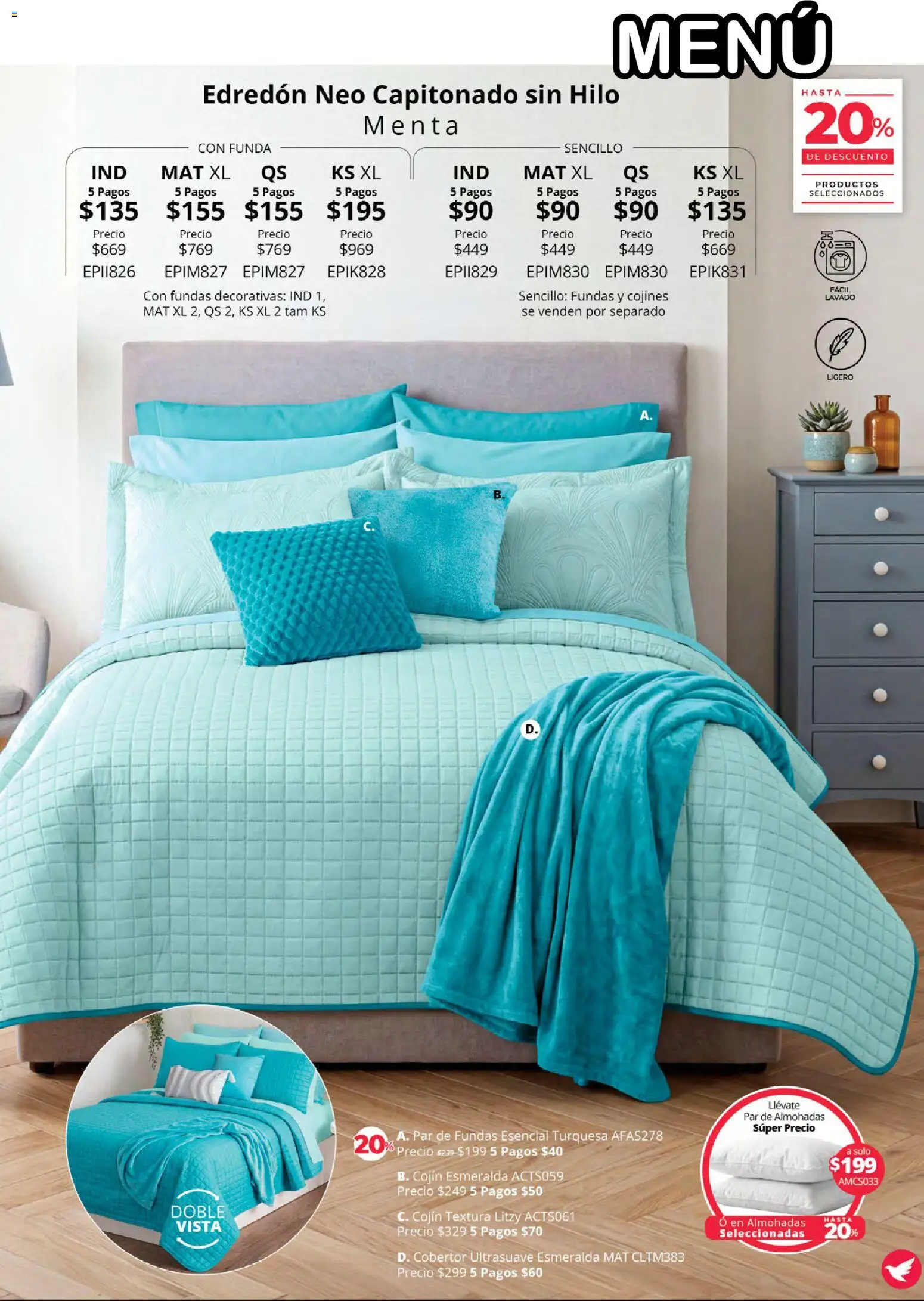 Vista previa las ofertas de la tienda Colchas Concord - Colchas Concord catálogo desde el 01/08/2026 