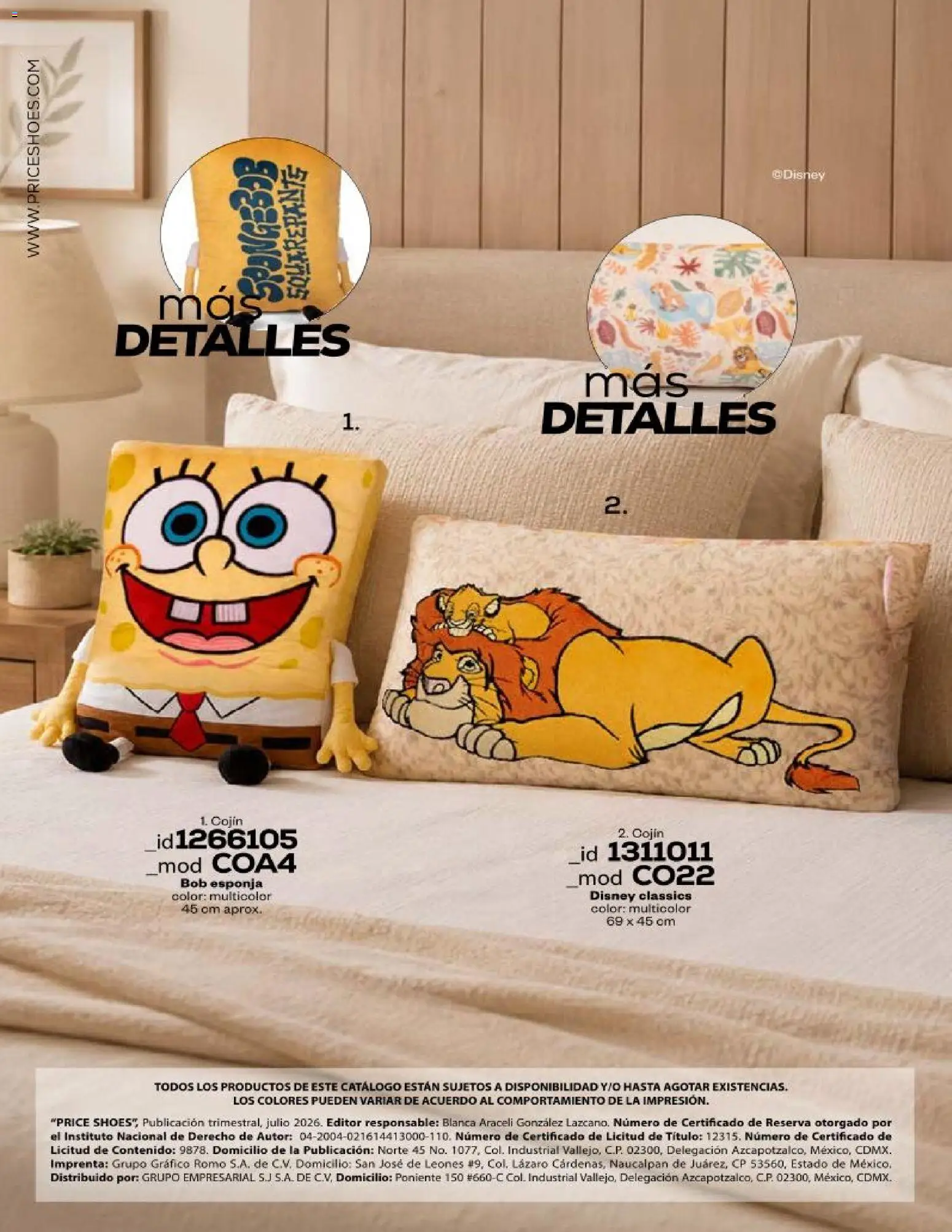 Vista previa las ofertas de la tienda Price Shoes - Price Shoes catálogo Esenciales Home desde el 17/08/2026 
