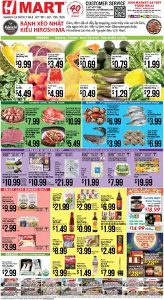 Ad Preview of Hmart Hmart Weekly Ad - VIETNAMESE - CA from 09/09/2026