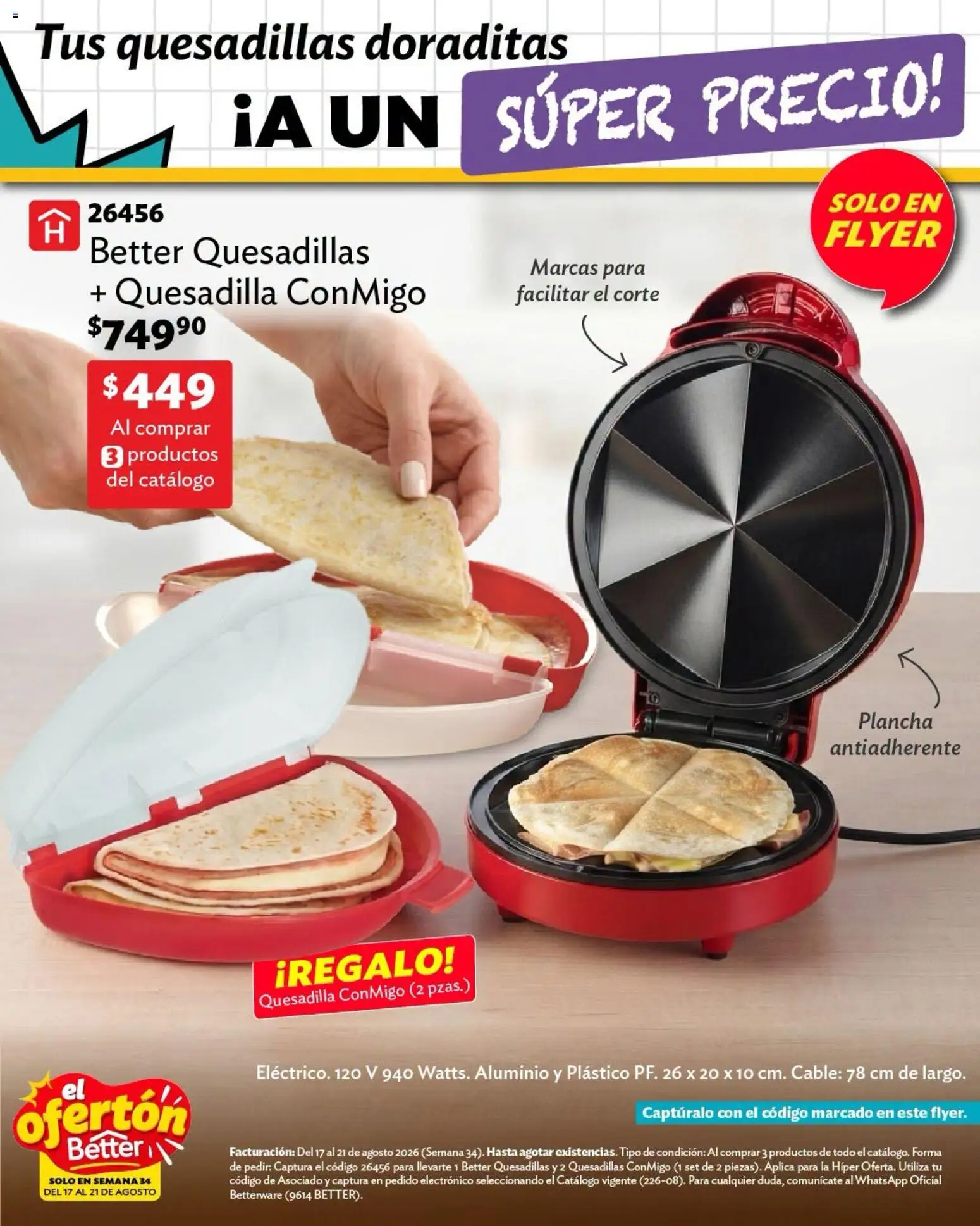 Vista previa las ofertas de la tienda Betterware - Betterware catálogo El Ofertón desde el 17/08/2026 