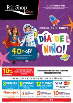 Vista previa del folleto de la tienda Río Shop Deco válido desde el 01/08/2026 
