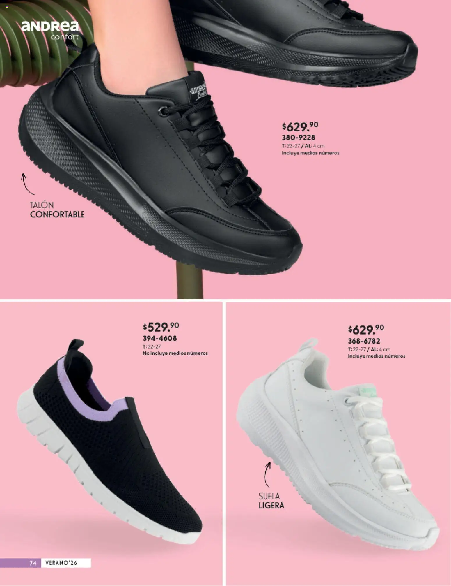 Vista previa las ofertas de la tienda Andrea - Andrea catálogo Calzado Confort desde el 24/05/2026 