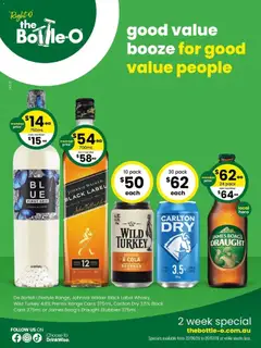 Preview of catalogue Good Value Booze, For Good Value People 22/06 from shop The Bottle-O valid 21/06/2026