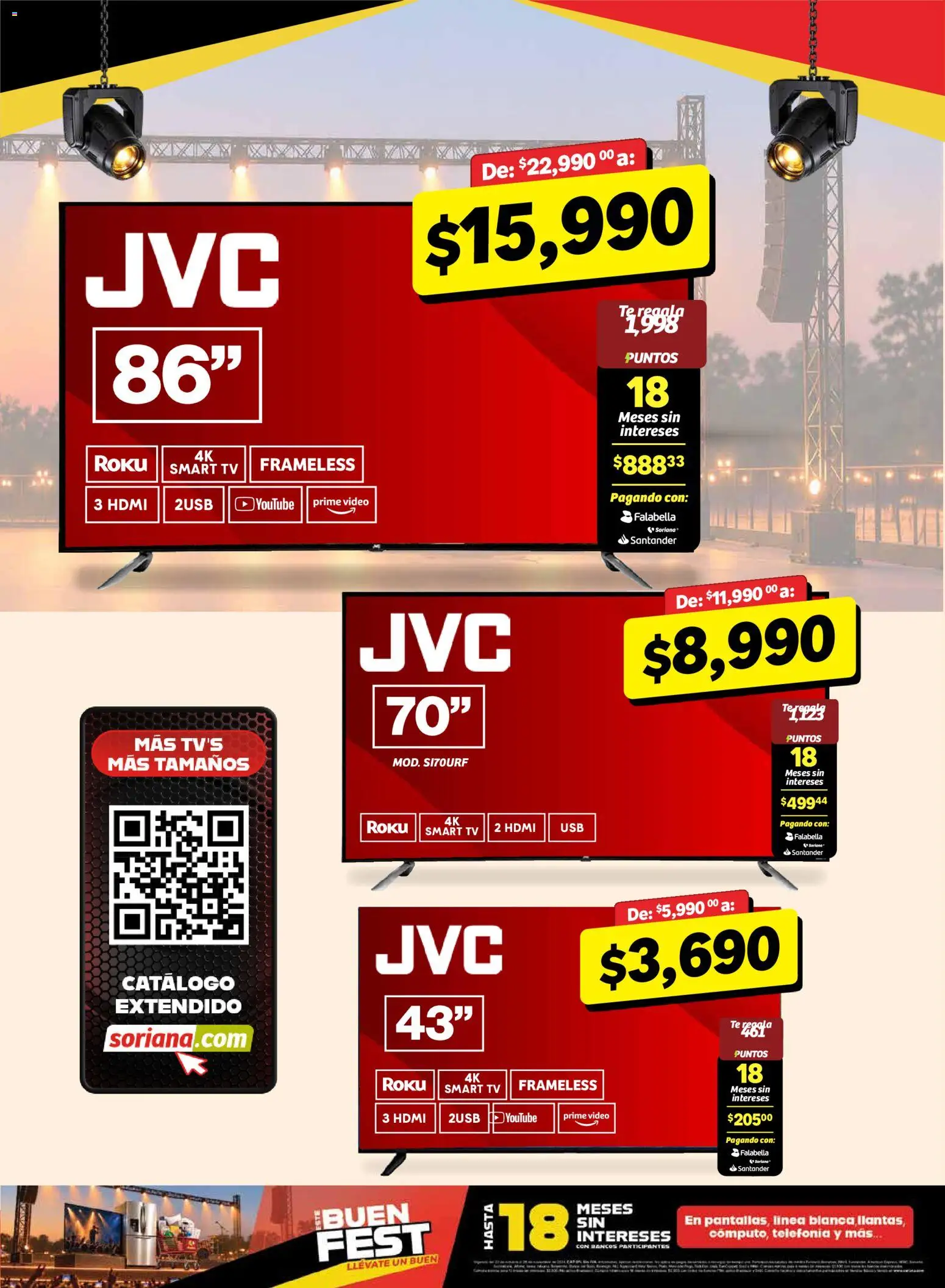 Vista previa las ofertas de la tienda Soriana - Soriana Buen Fest desde el 30/10/2026 