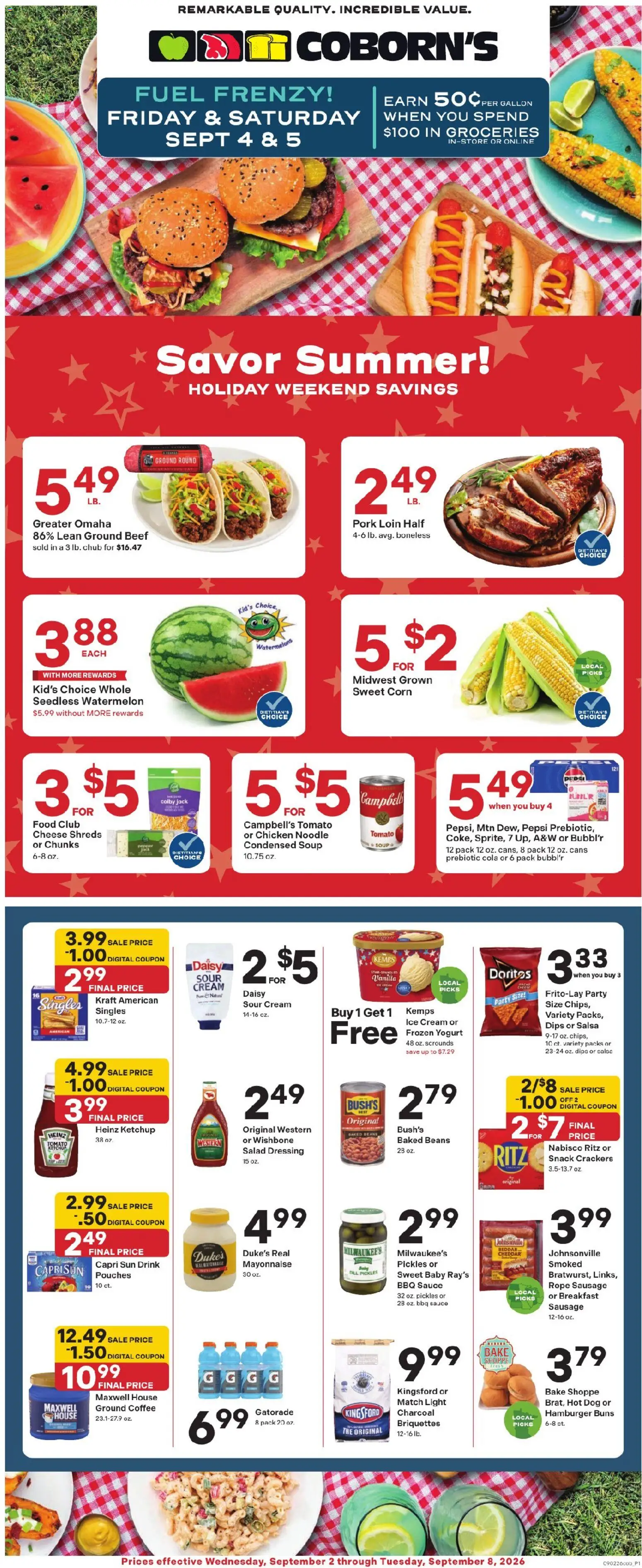 Ad Preview of Coborn's Coborn's Weekly Ad from 09/02/2026