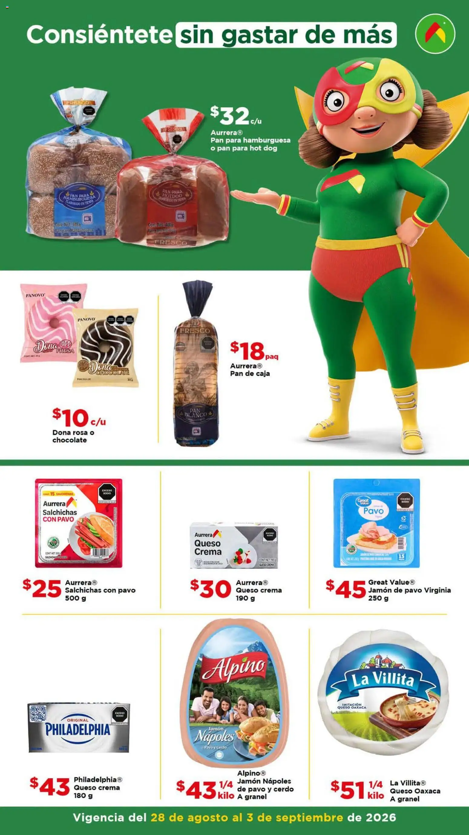 Vista previa las ofertas de la tienda Bodega Aurrerá - Bodega Aurrerá folleto Precio más bajo siempre desde el 28/08/2026 