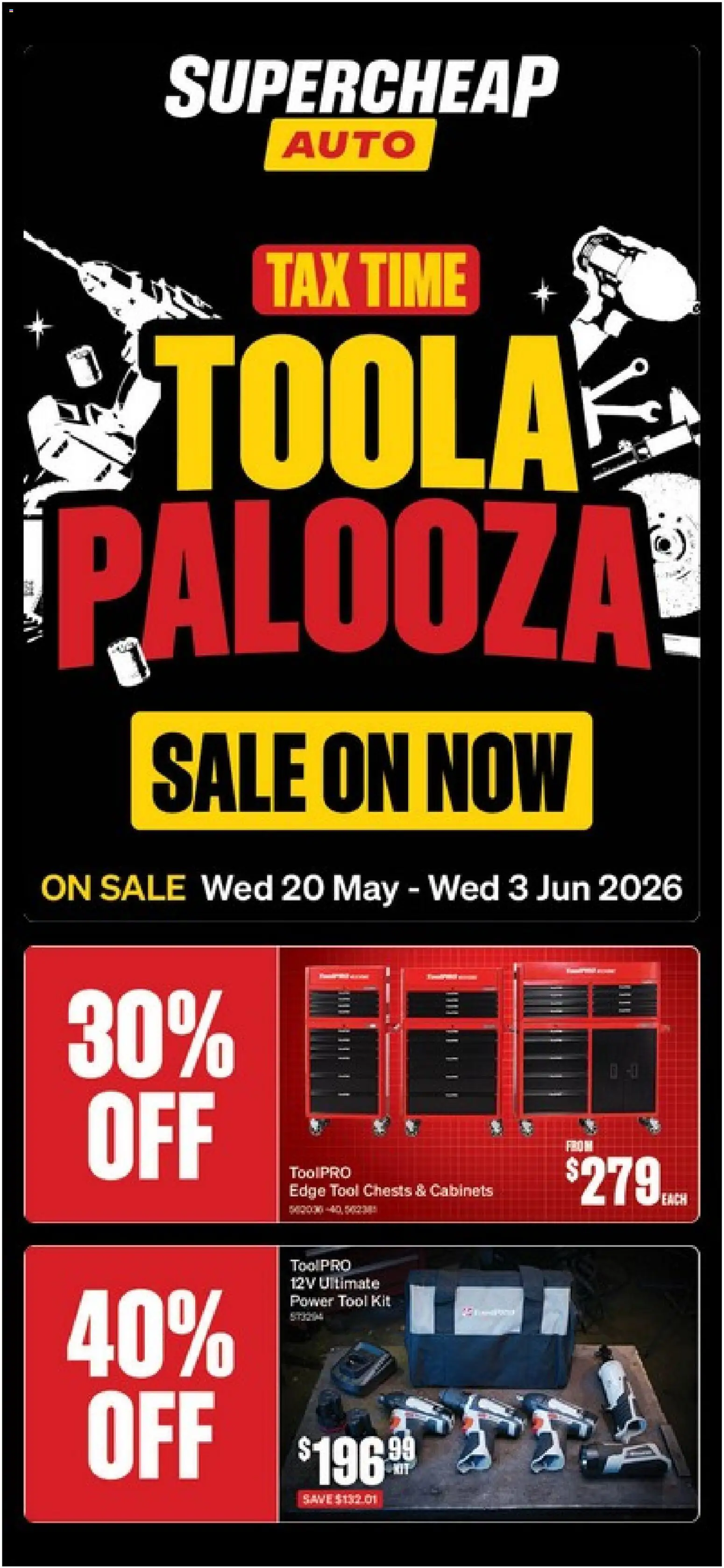 Preview of catalogue Supercheap Auto catalogue from shop Supercheap Auto valid 20/05/2026