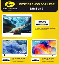 Preview of leaflet Leon's - BBFL eletronics from shop Leon's is valid from Sep 03, 2026