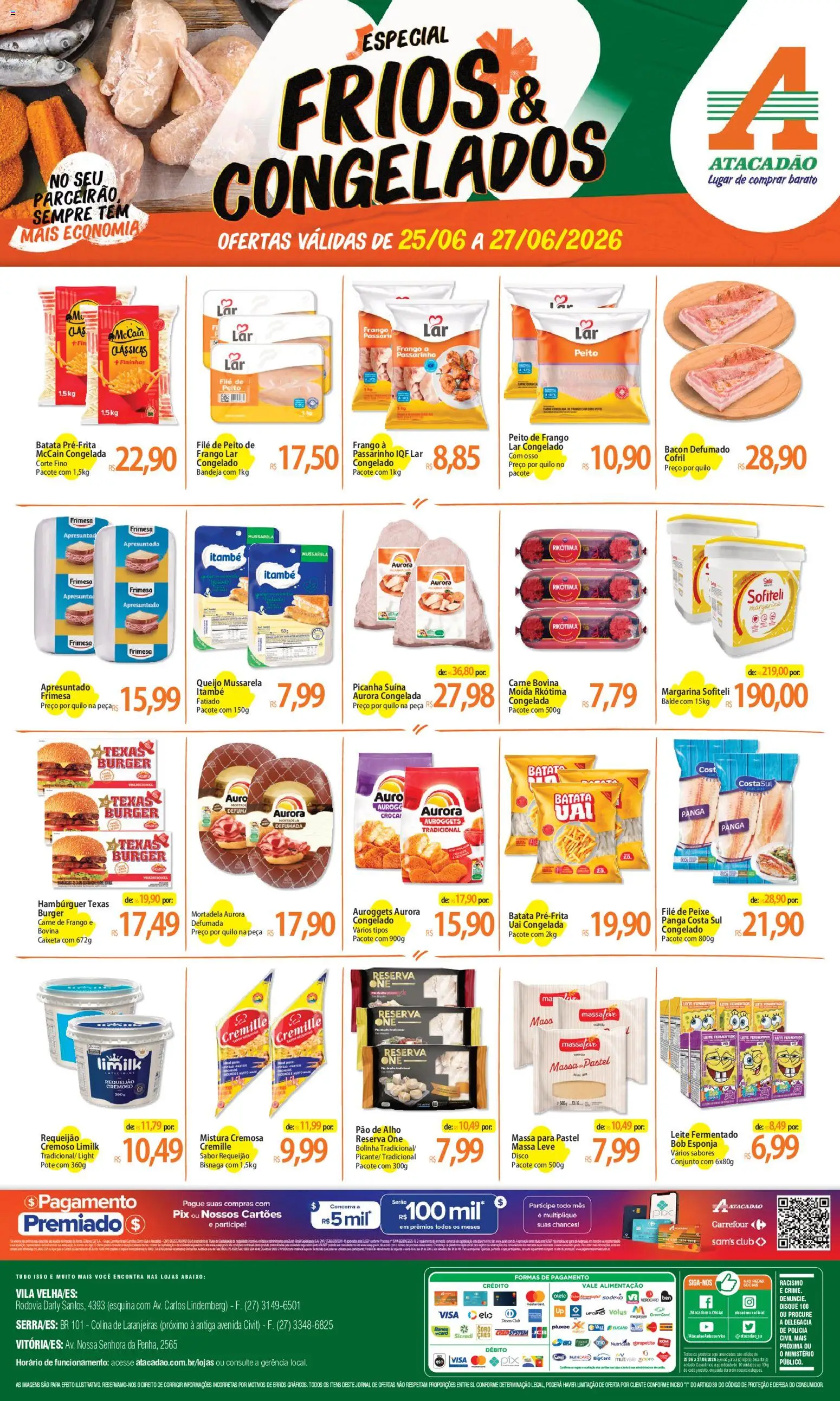Pré-Visualização do folheto "Atacadão ofertas - ES" da loja Atacadão válido a partir de 25/06/2026