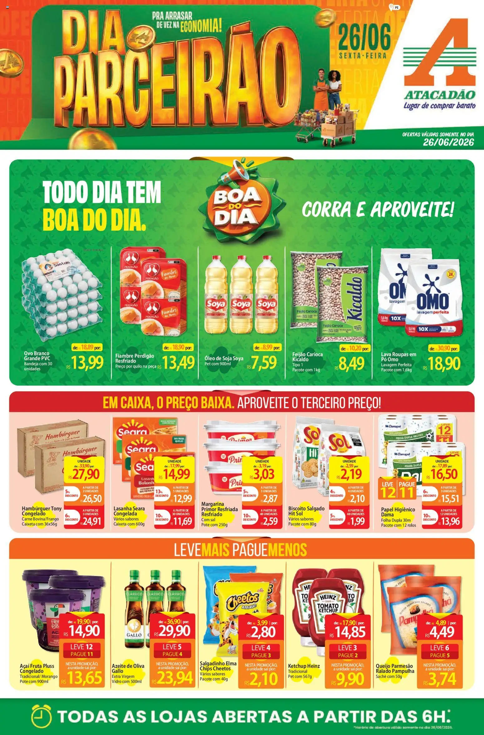 Pré-Visualização do folheto "Atacadão ofertas - PE" da loja Atacadão válido a partir de 26/06/2026