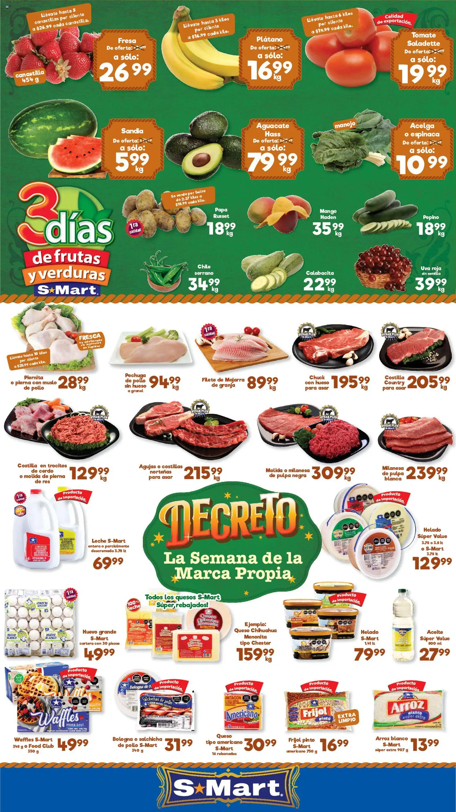 Vista previa las ofertas de la tienda S-Mart - S-Mart folleto Monterrey desde el 23/06/2026 
