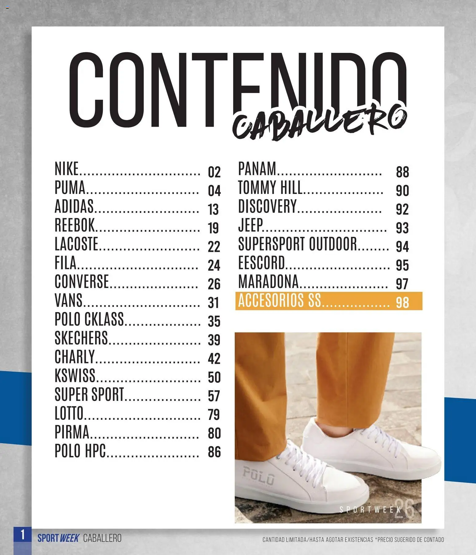 Vista previa las ofertas de la tienda Cklass - Cklass catálogo Sportweek desde el 28/04/2026 