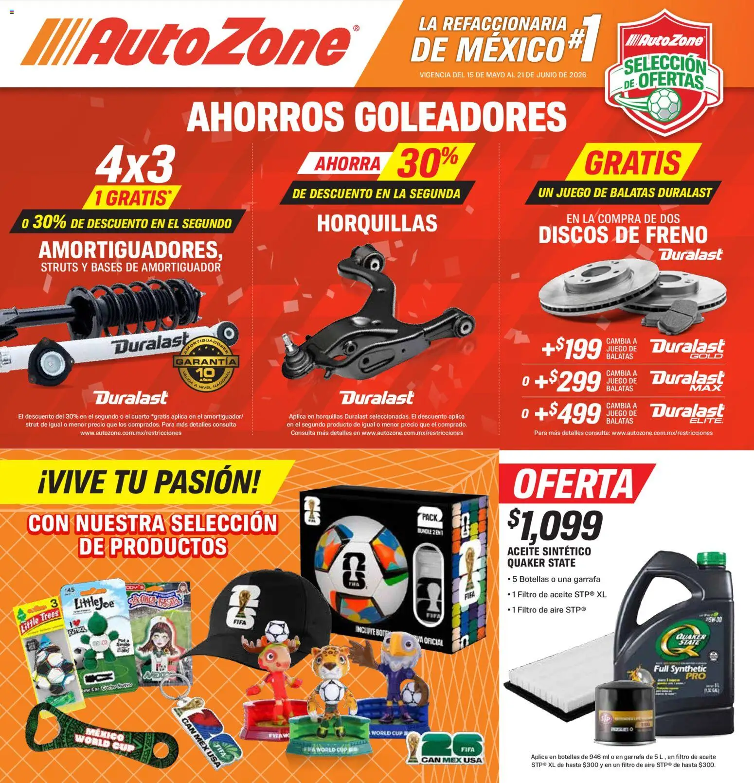 Vista previa las ofertas de la tienda AutoZone - AutoZone catálogo desde el 15/05/2026 