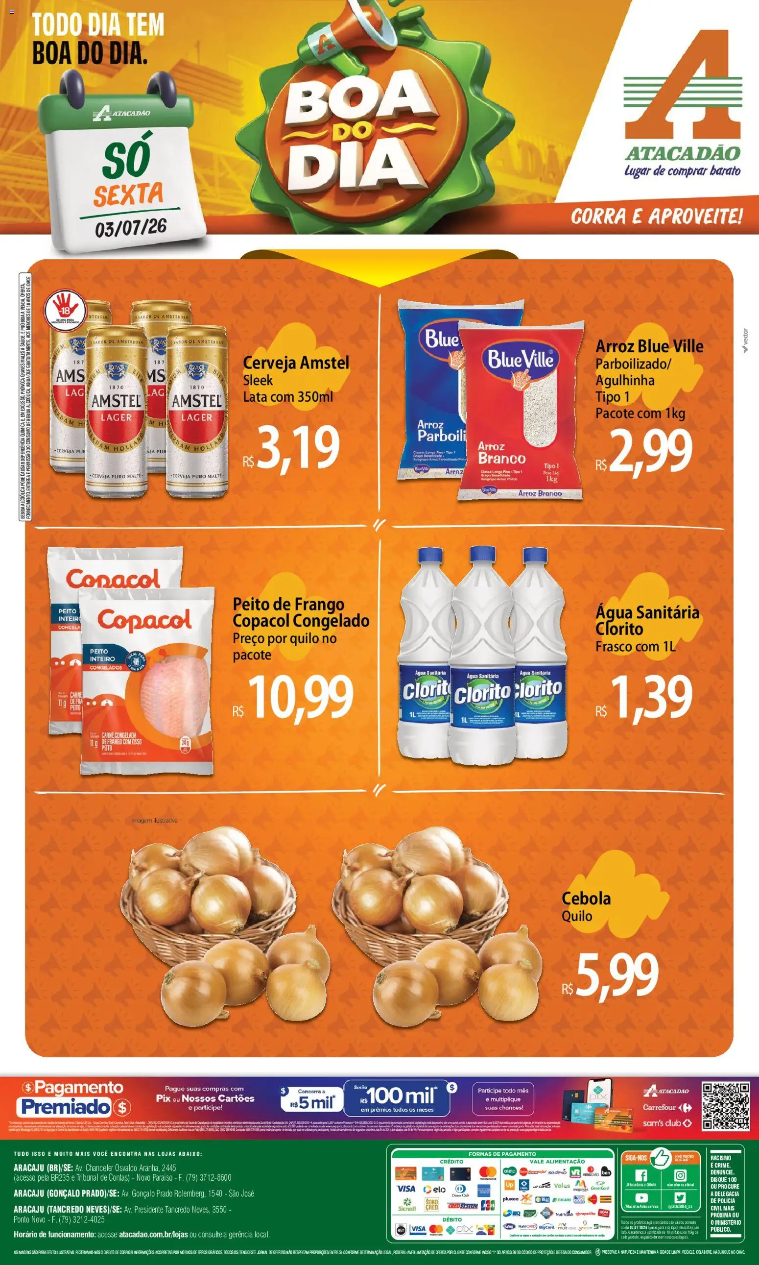 Pré-Visualização do folheto "Atacadão ofertas - SE" da loja Atacadão válido a partir de 03/07/2026
