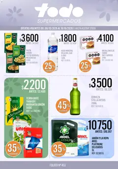 Vista previa del folleto de la tienda Supermercados TODO válido desde el 06/10/2026 