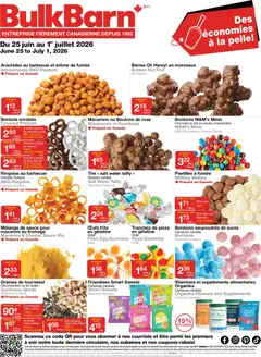 Preview of leaflet Bulk Barn weekly flyer / circulaire from shop Bulk Barn is valid from Jun 25, 2026
