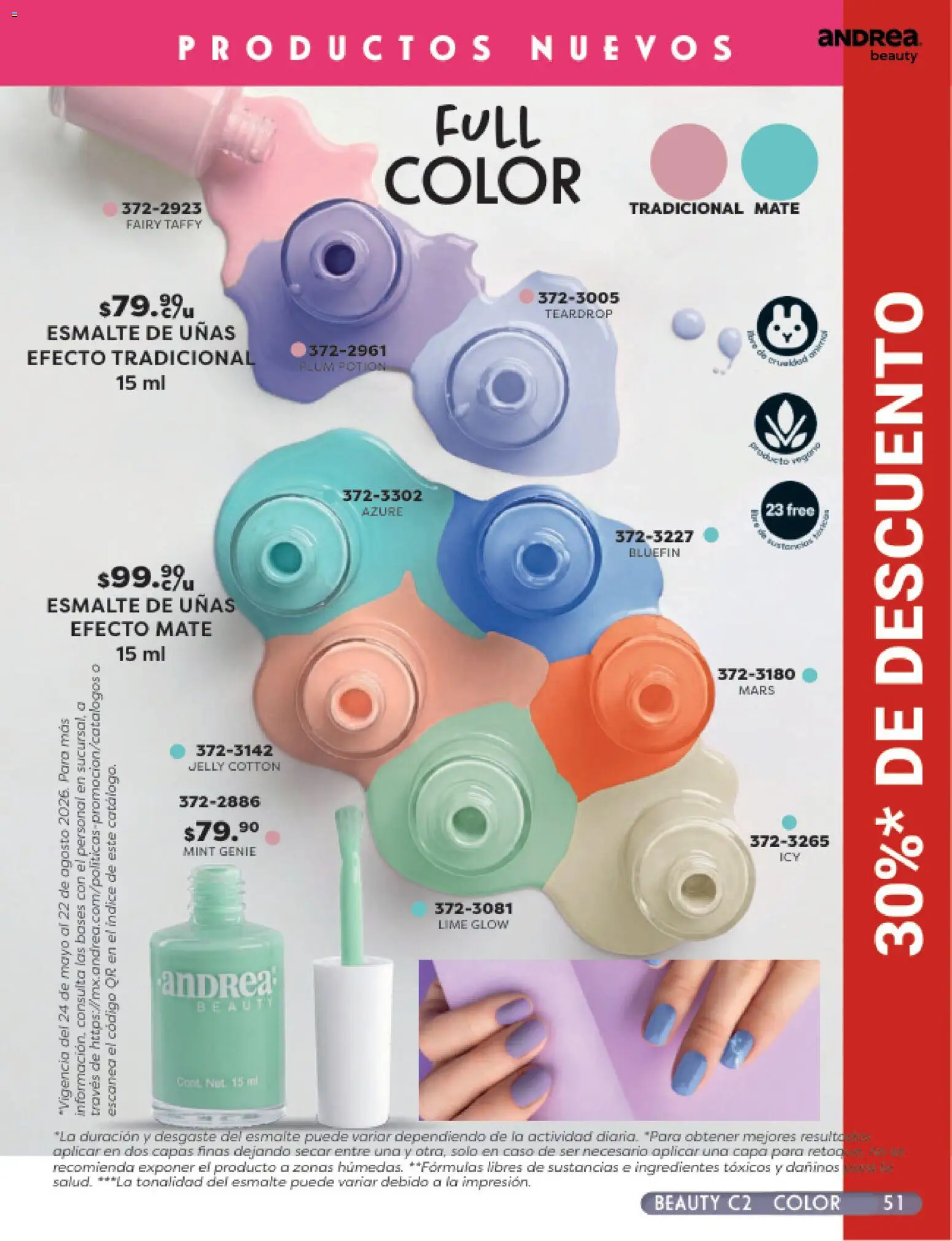 Vista previa las ofertas de la tienda Andrea - Andrea catálogo Beauty desde el 24/05/2026 