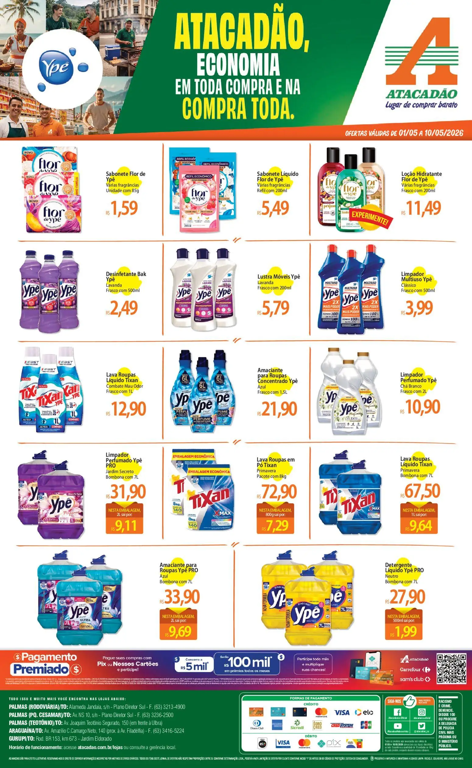 Pré-Visualização do folheto "Atacadão ofertas - TO" da loja Atacadão válido a partir de 01/05/2026