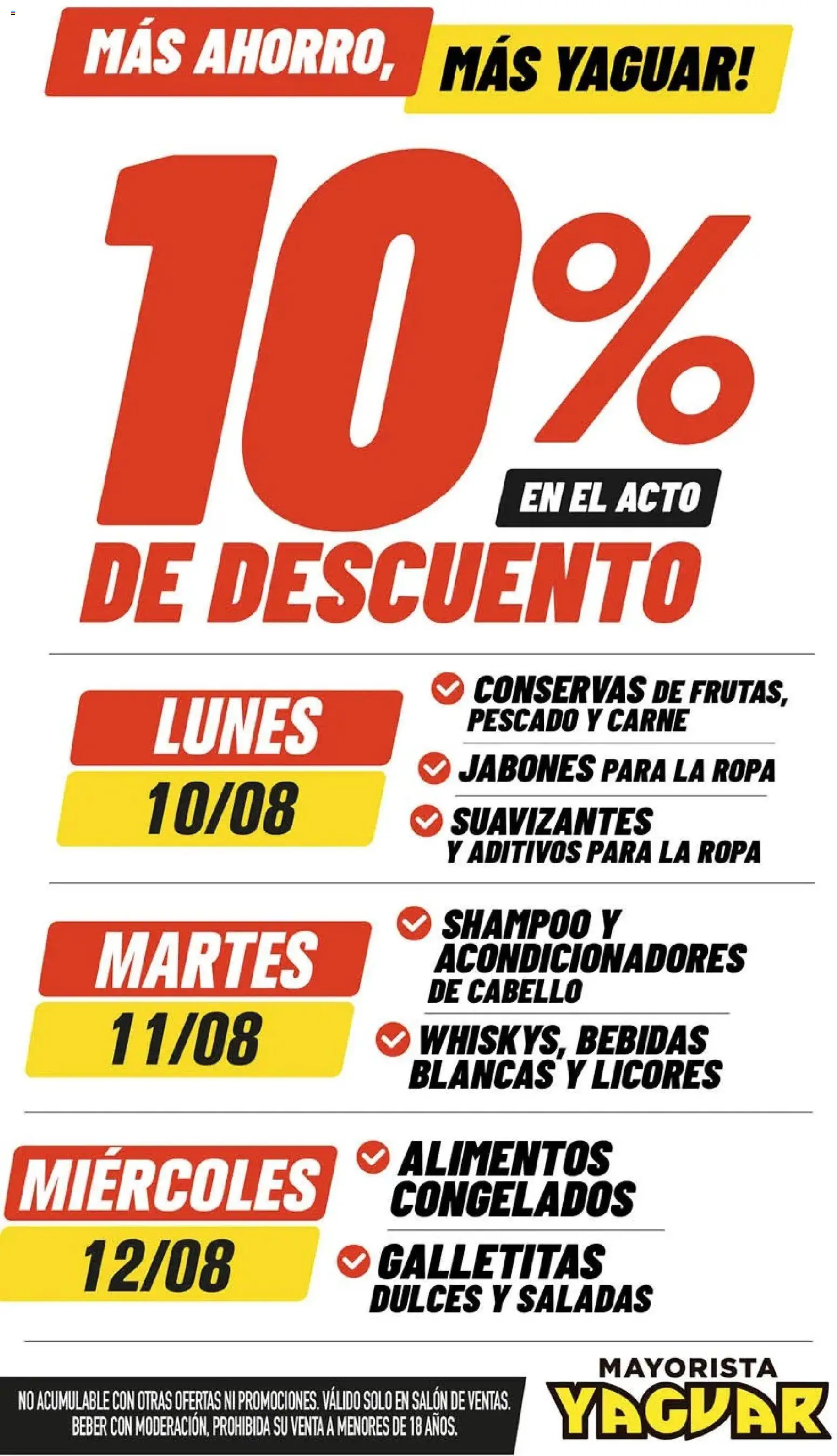 Vista previa del folleto de la tienda Yaguar válido desde el 10/08/2026 