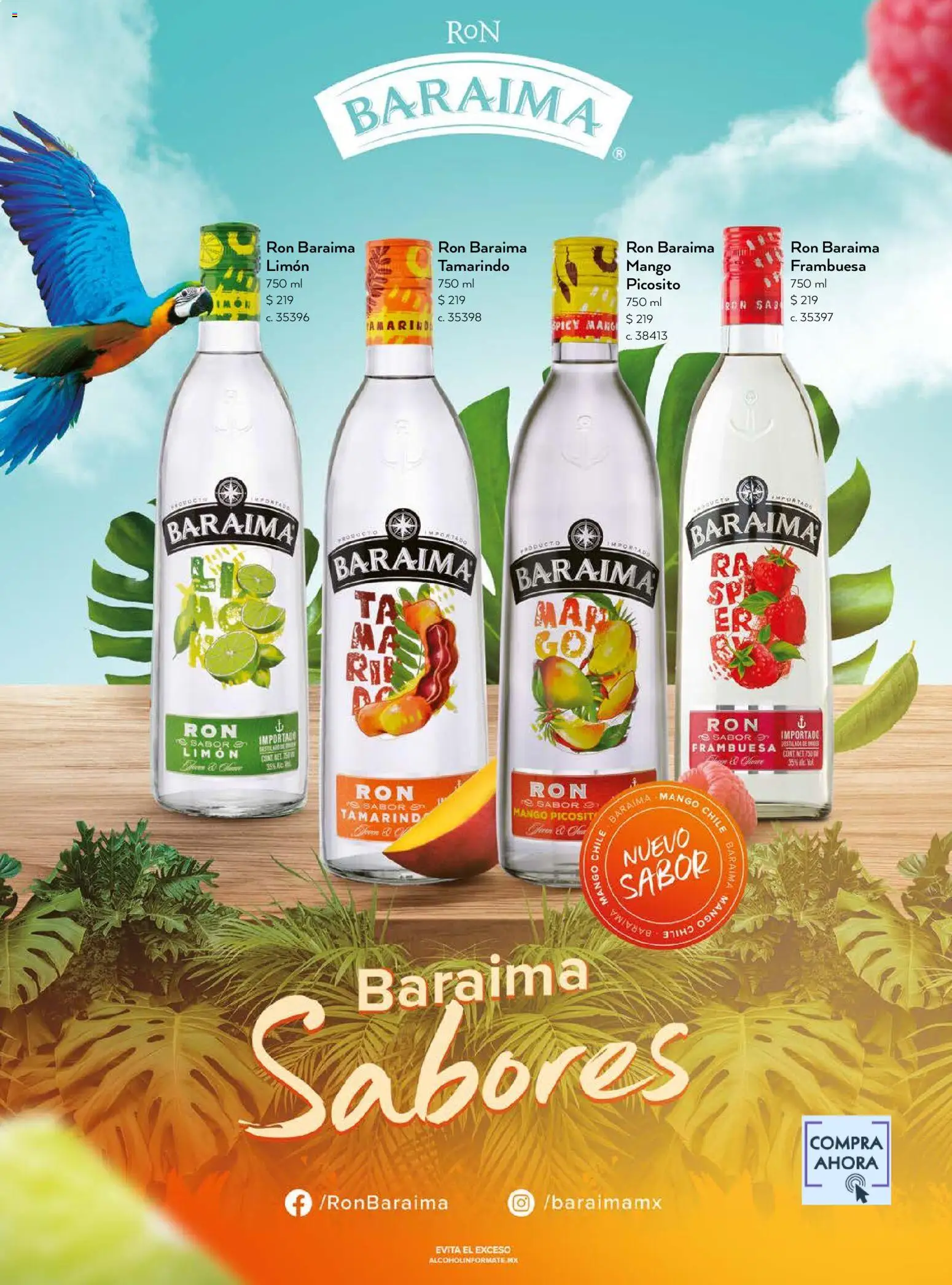 Vista previa las ofertas de la tienda Bodegas Alianza - Bodegas Alianza catálogo desde el 01/07/2026 - Mango, Chile, Limón, Ron