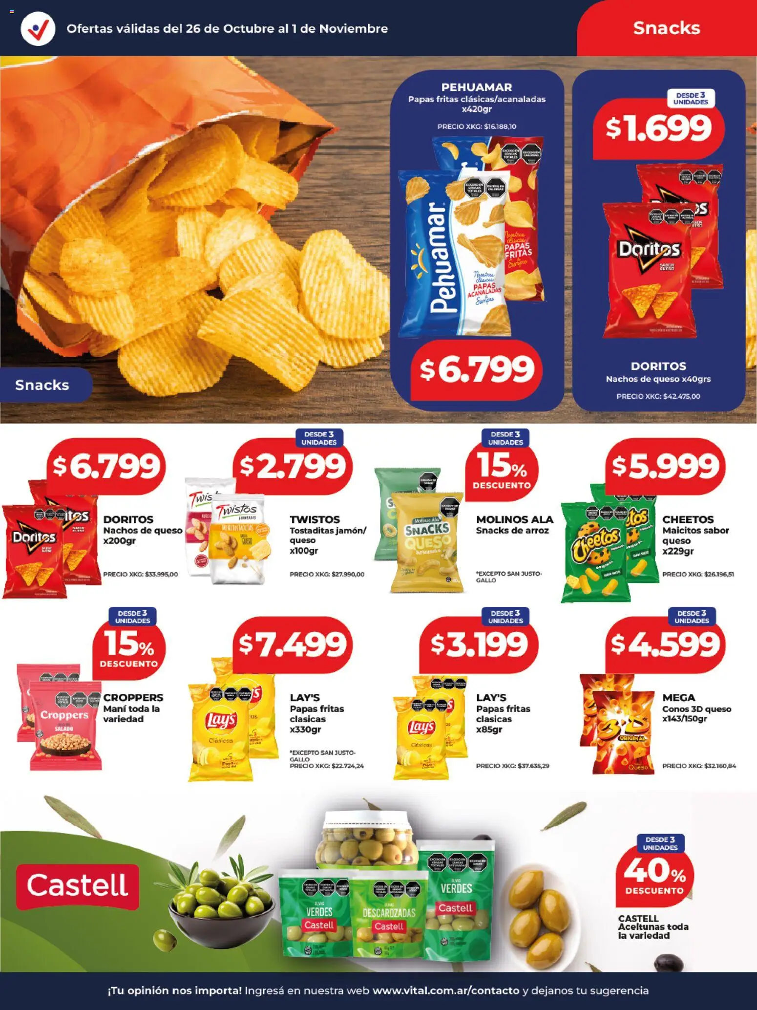 Vista previa del folleto de la tienda Vital válido desde el 26/10/2026 