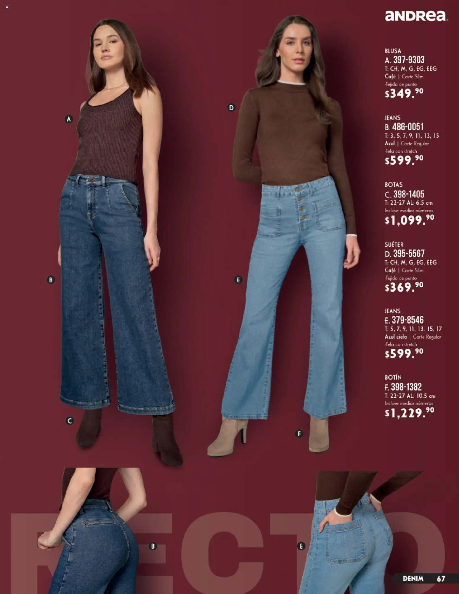 Vista previa las ofertas de la tienda Andrea - Andrea catálogo Vestir desde el 23/08/2026 
