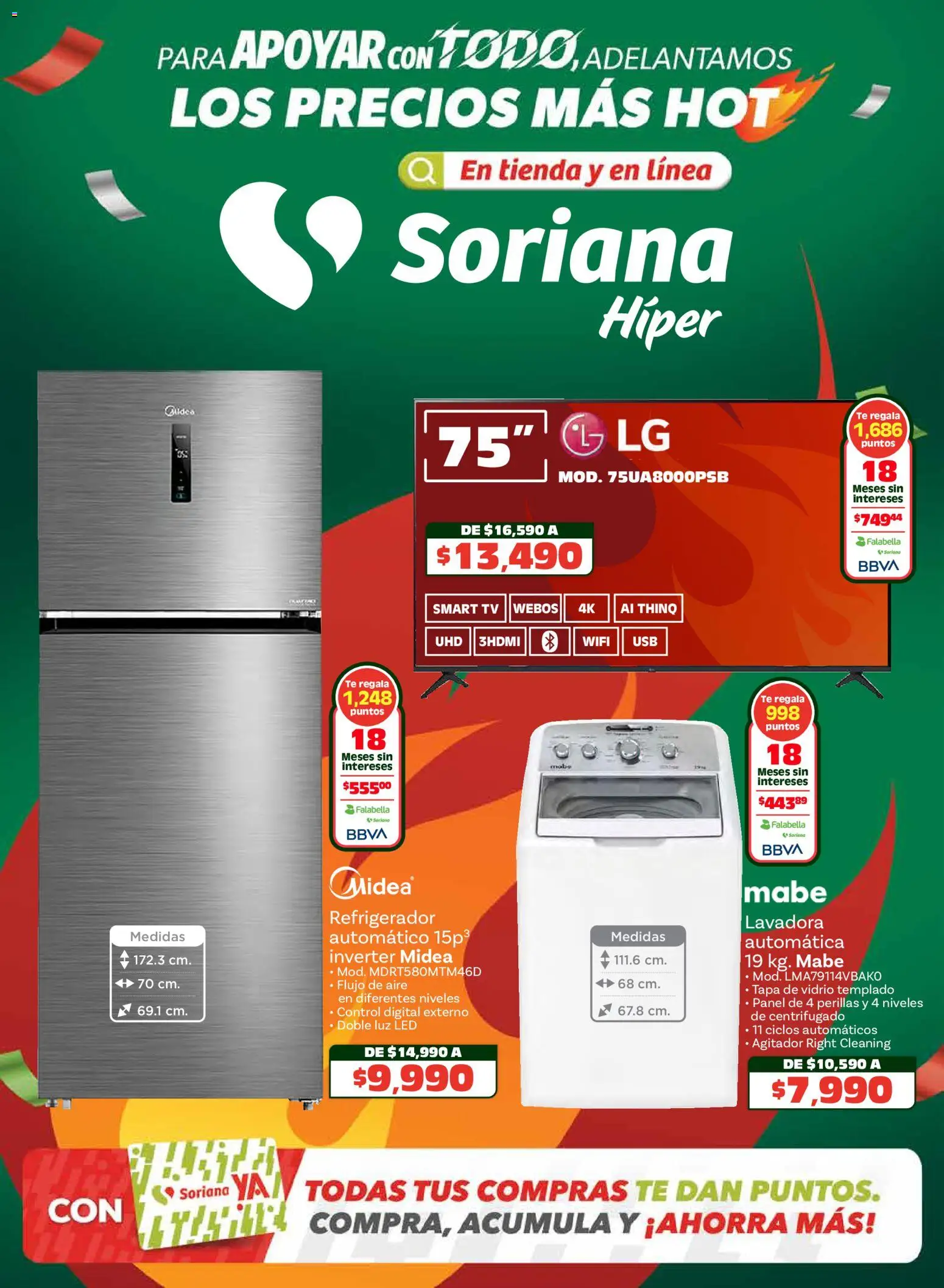 Vista previa las ofertas de la tienda Soriana - Soriana Hot Sale desde el 14/05/2026 