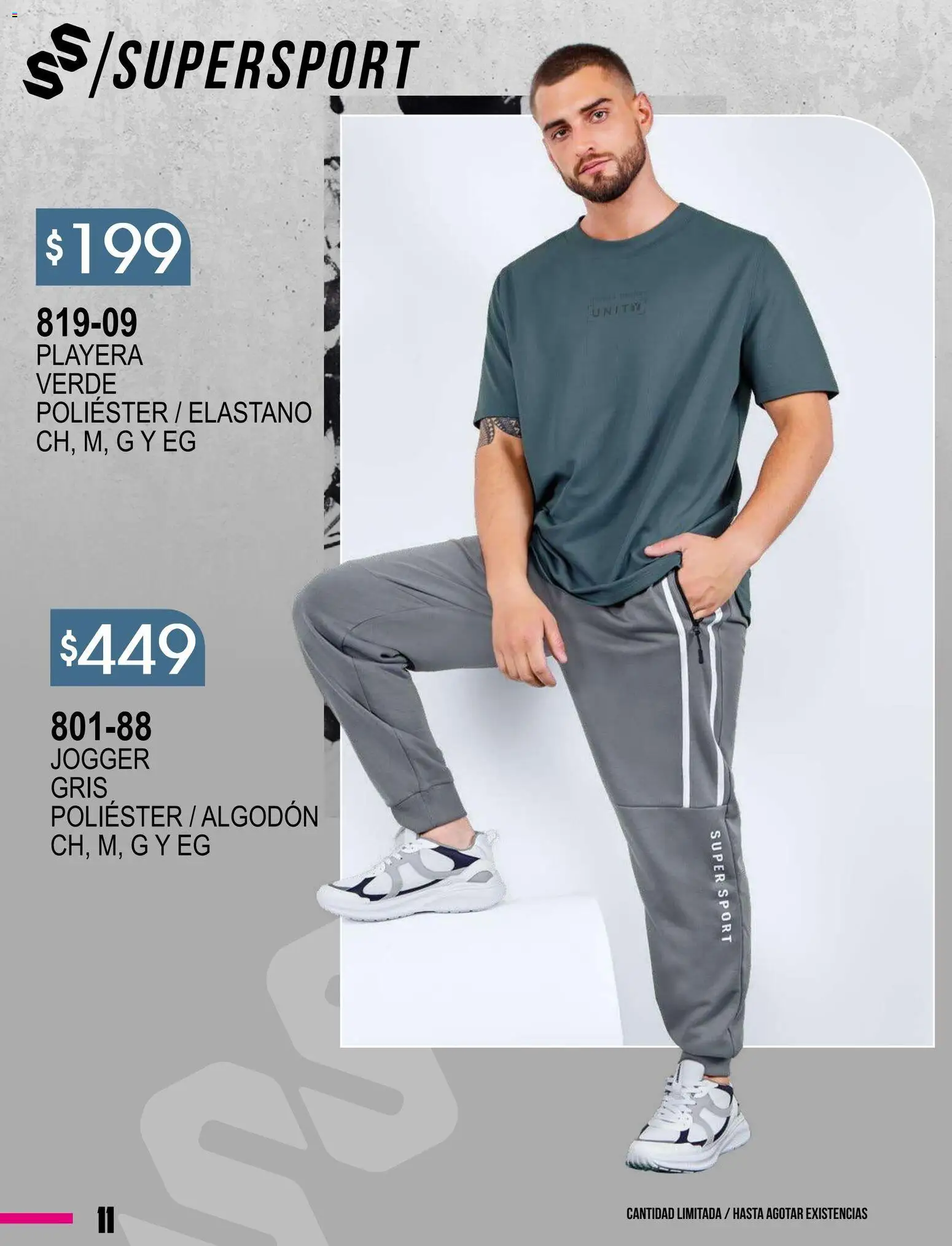 Vista previa las ofertas de la tienda Cklass - Catálogo Especial Supersport Caballero desde el 08/01/2026 - Playera, Algodón