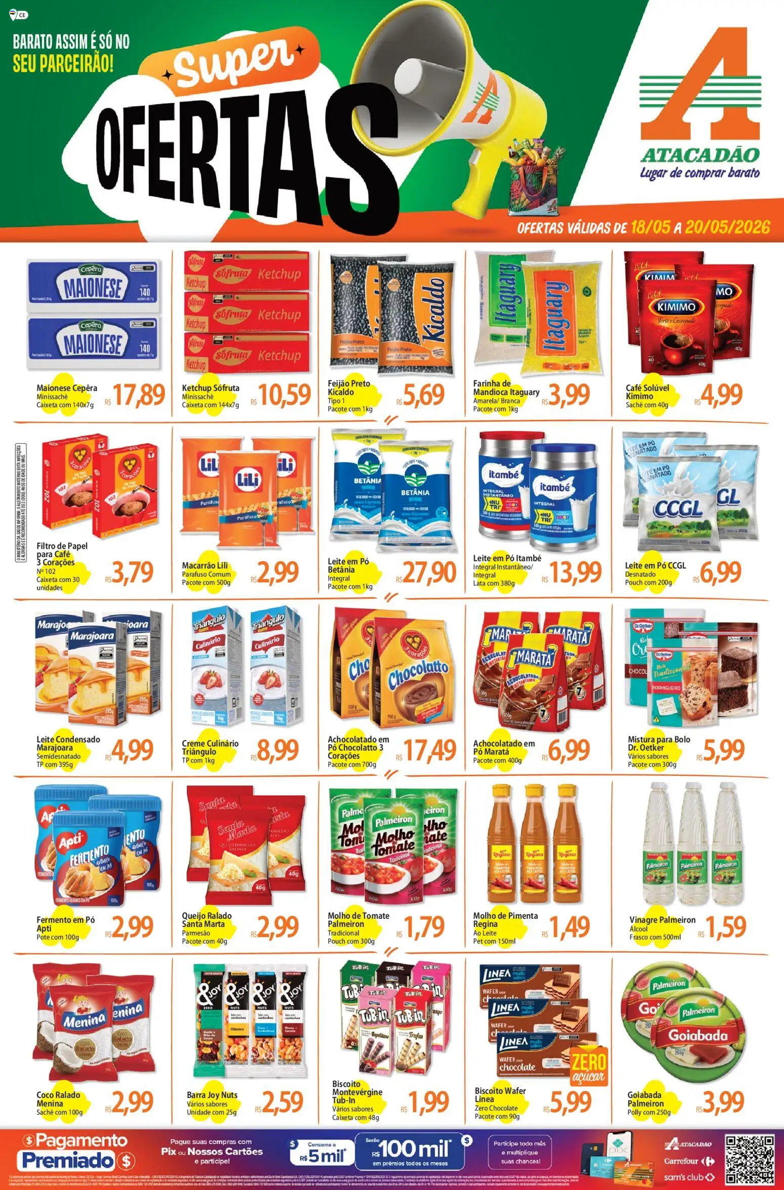 Pré-Visualização do folheto "Atacadão ofertas - CE" da loja Atacadão válido a partir de 18/05/2026