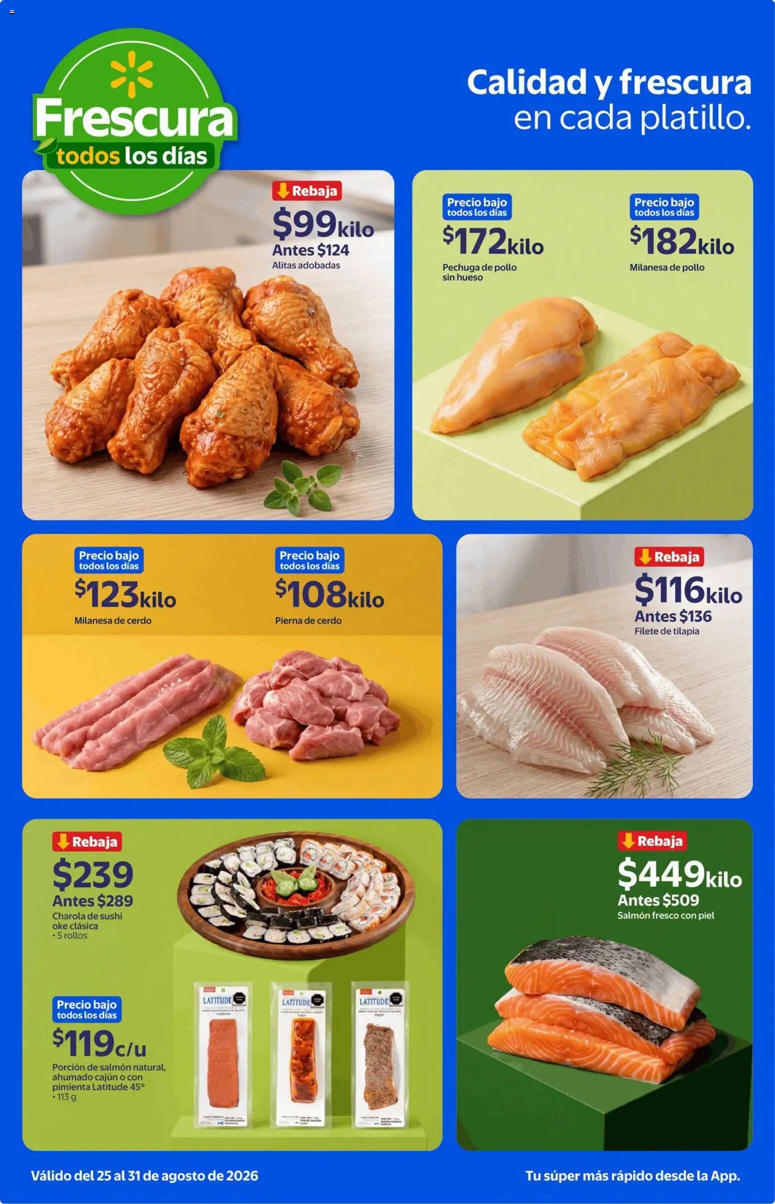 Vista previa las ofertas de la tienda Walmart Express - Walmart Express folleto Calidad y frescura a precios bajos desde el 25/08/2026 