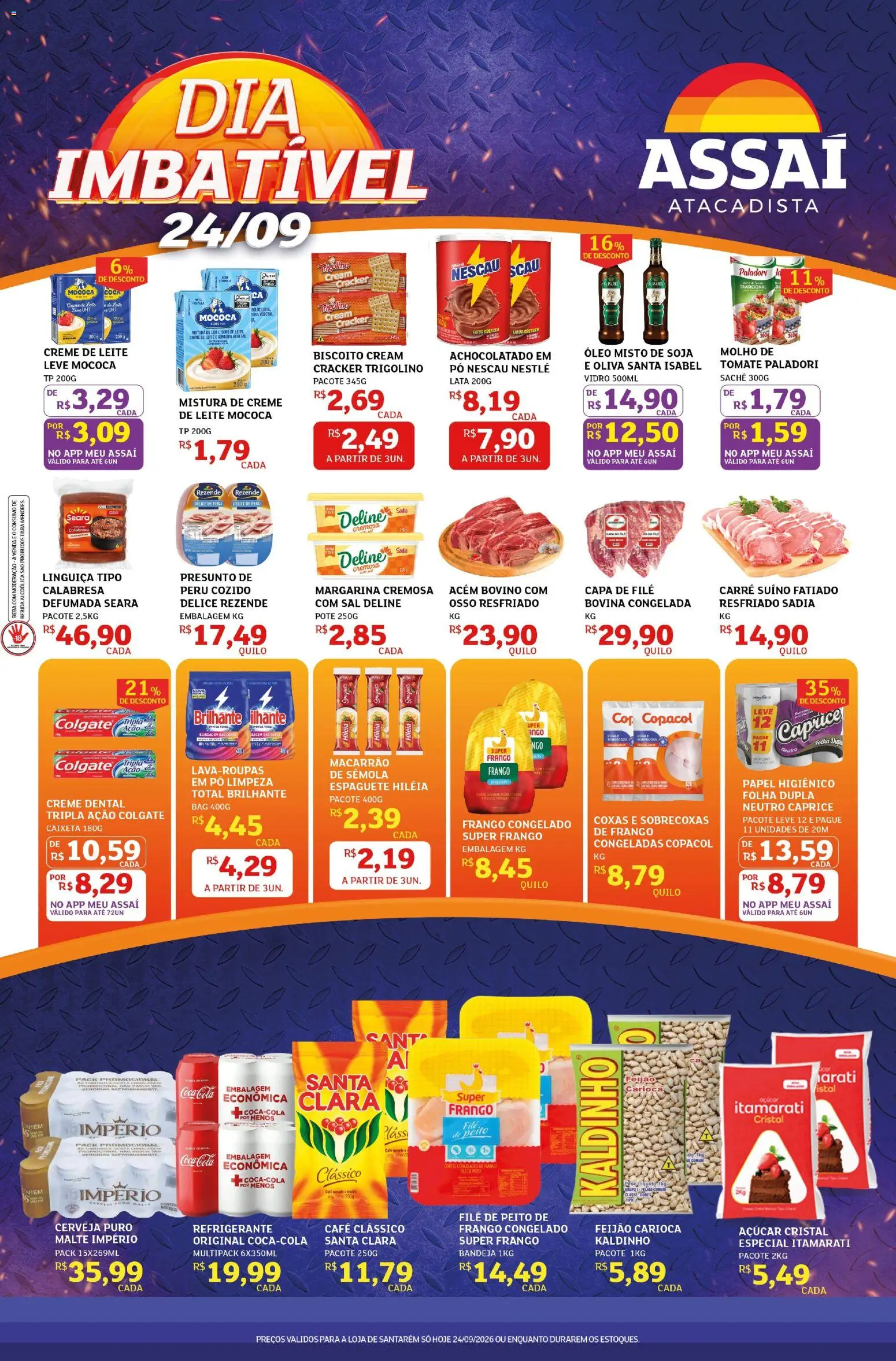 Pré-Visualização do folheto "Assaí Atacadista ofertas - PA" da loja Assaí Atacadista válido a partir de 24/09/2026
